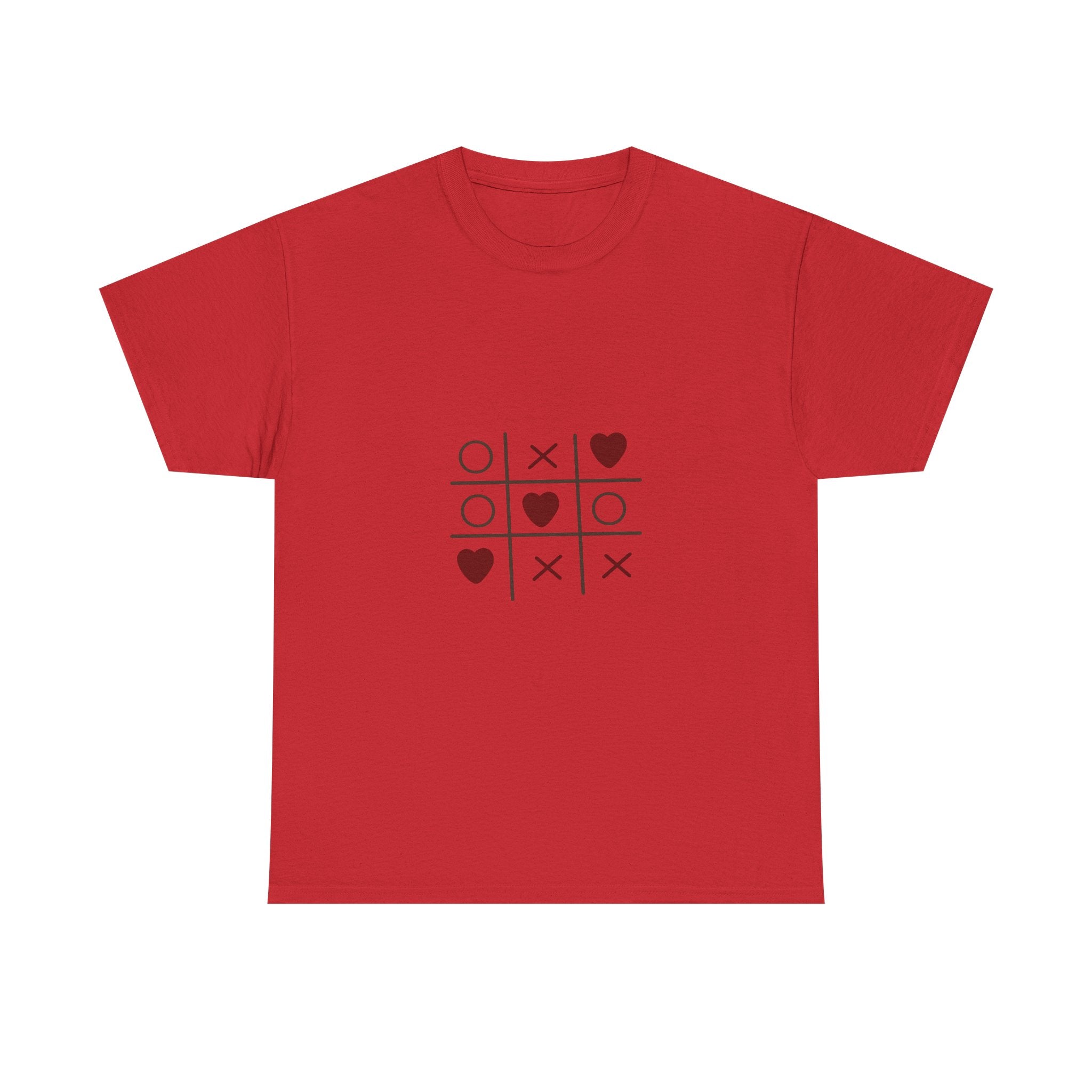 Tic Tac Toe Hearts T-Shirt — Cute Valentine’s Day Graphic Tee