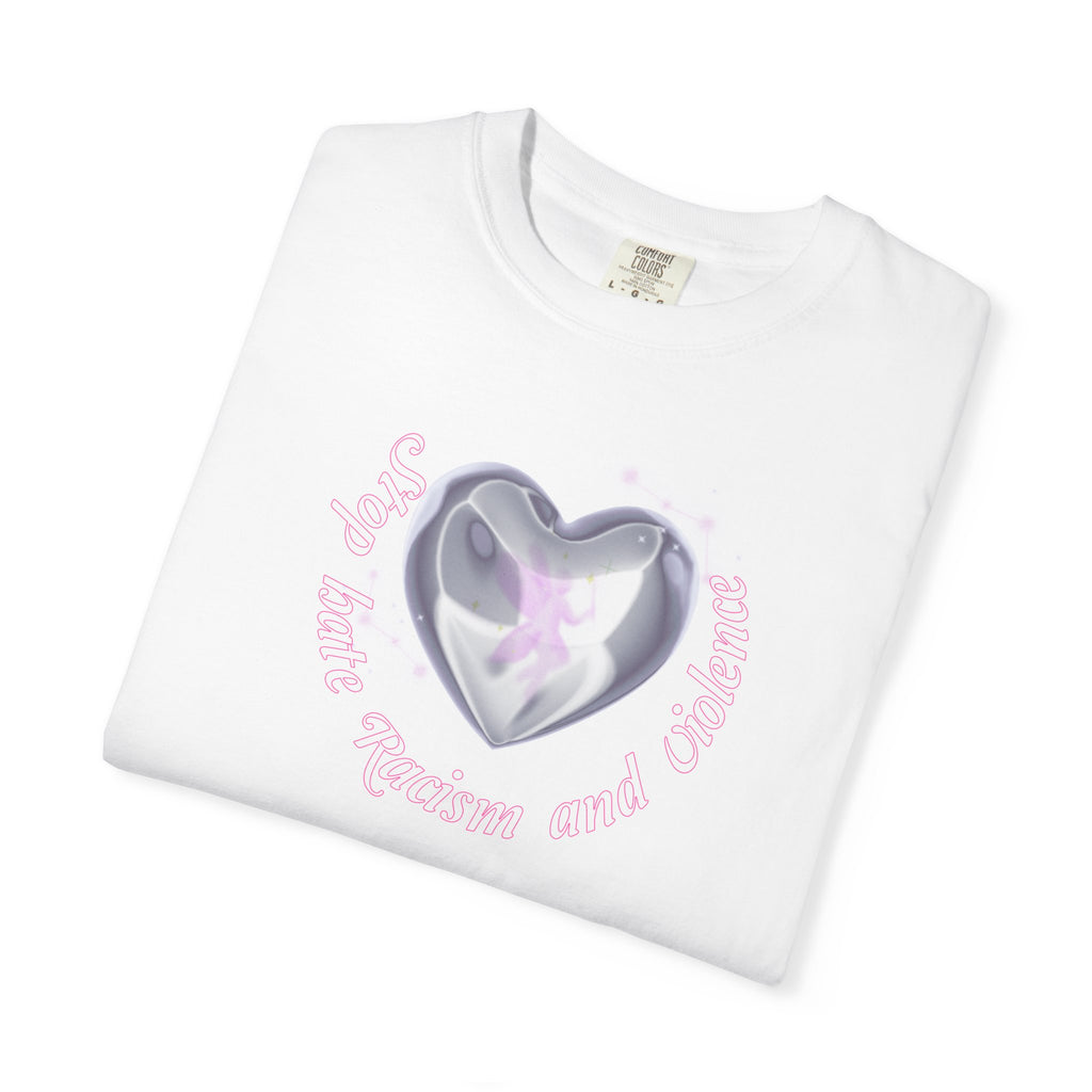 Heart Butterfly Tee — "Love, Hope, Passion and Patience" Graphic T-Shirt