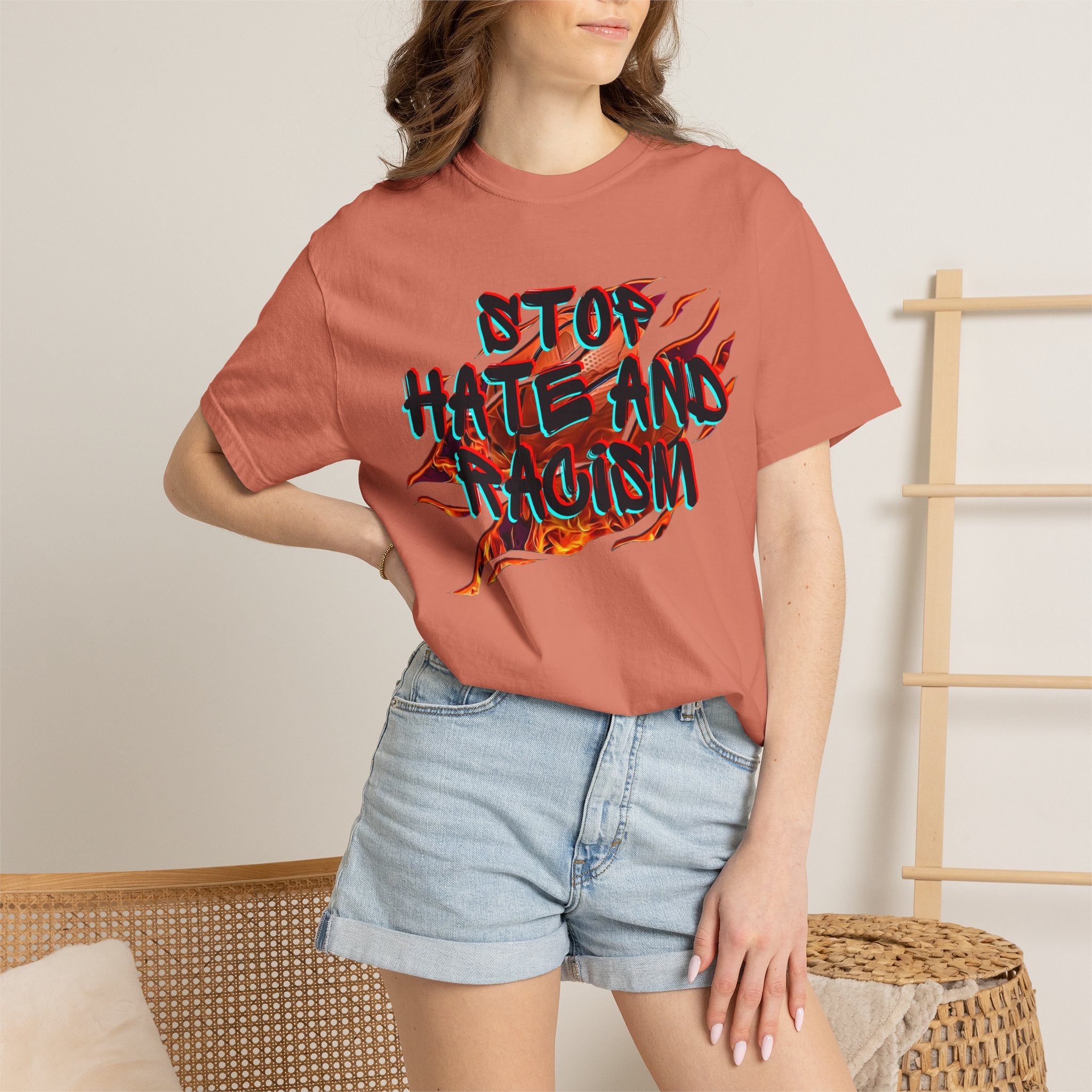Stop Hate and Racism T-Shirt