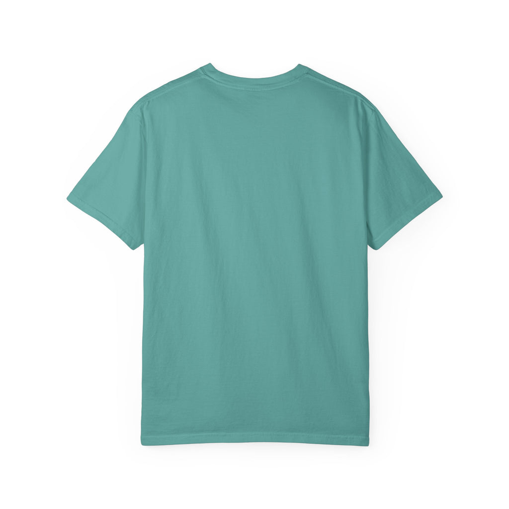 Stop Hate Skull T-Shirt — Green Floral Skull Graphic Tee