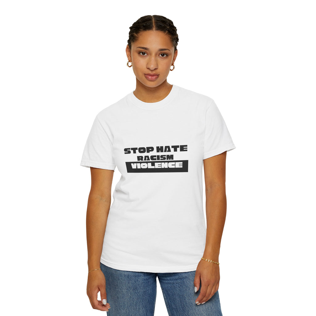 T-Shirt — "Stop Hate Racism Violence" Solidarity Tee