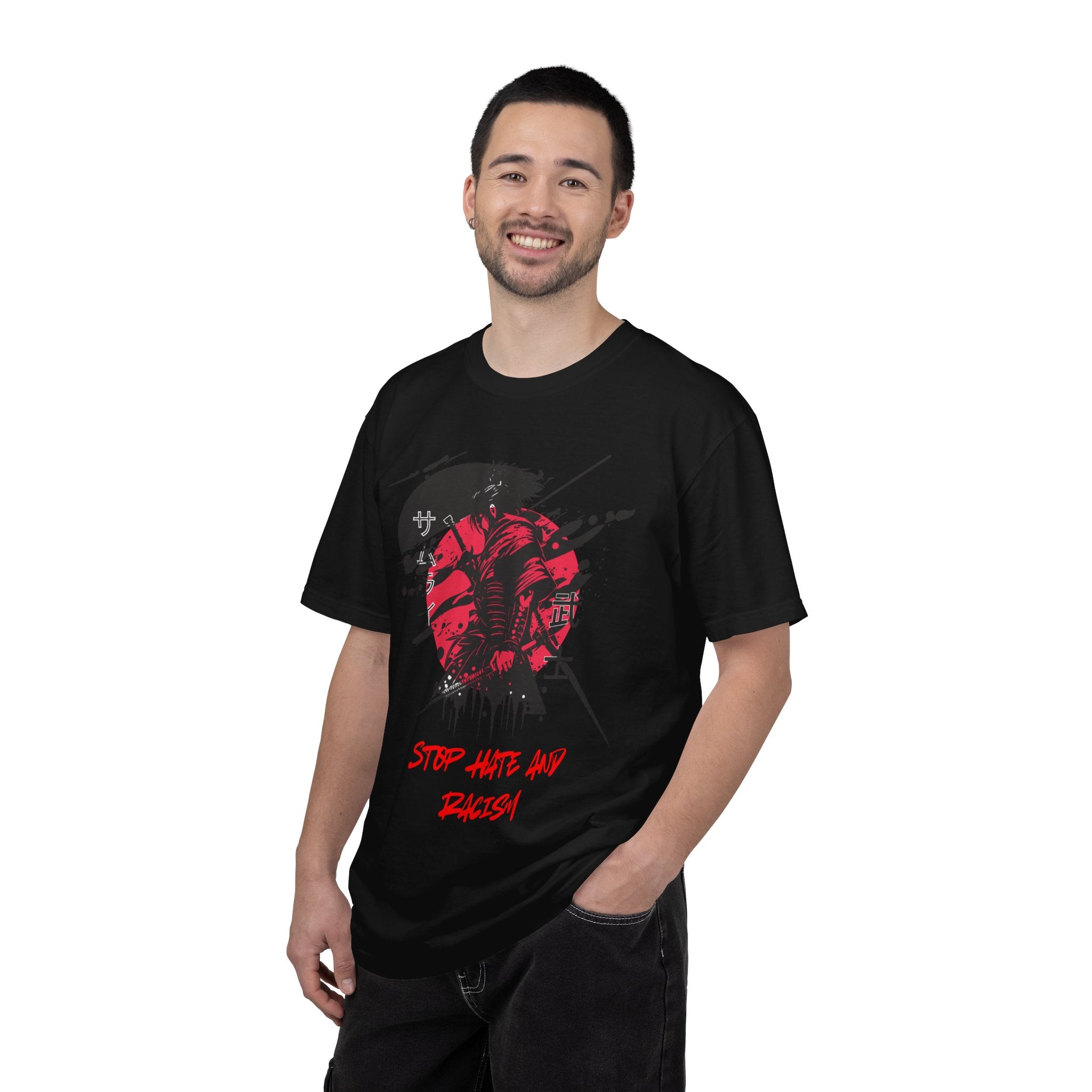 Stop Hate and Racism Graphic T-Shirt