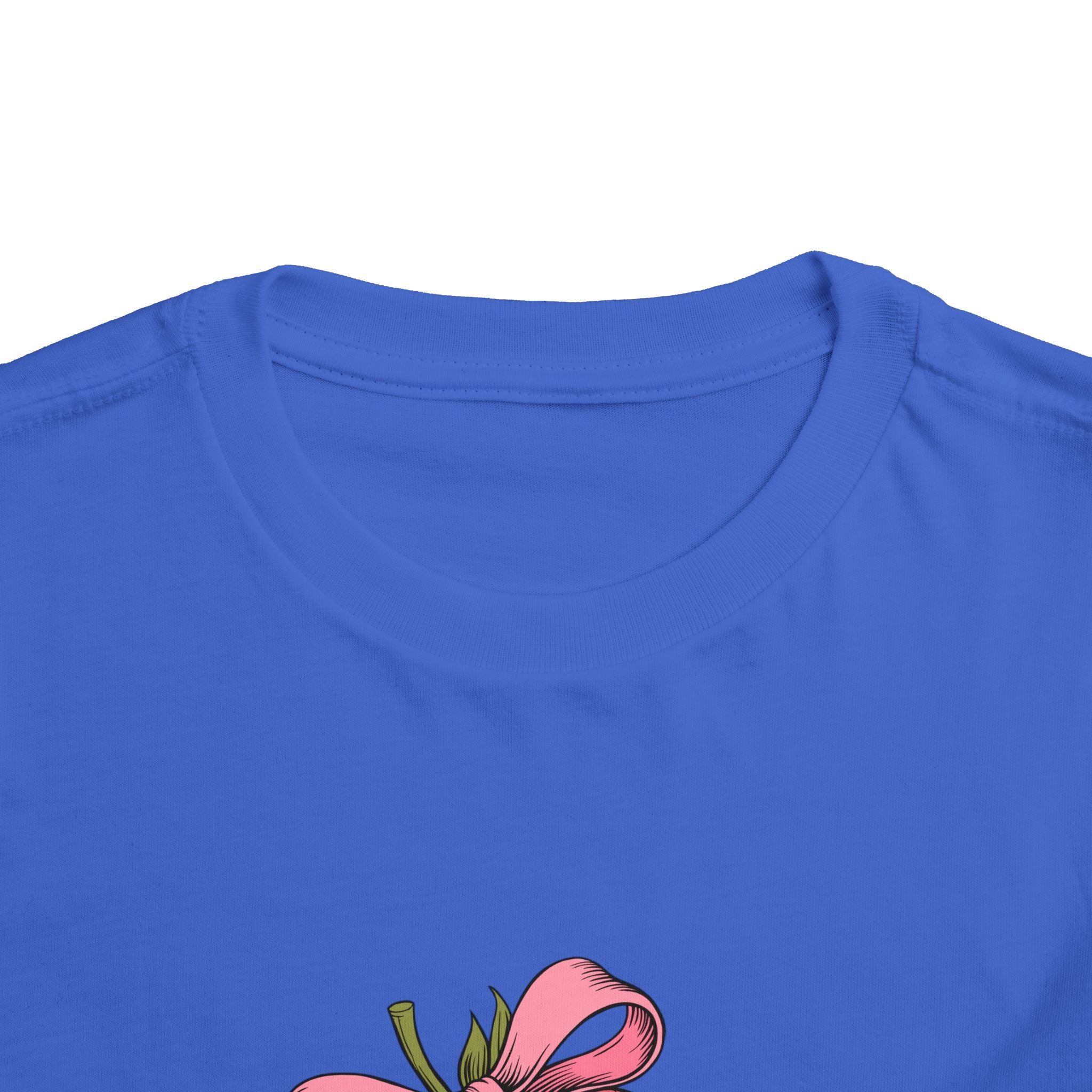 Toddler Tee — Pink Gift Strawberry Graphic "Stop Rockin and Rollin"