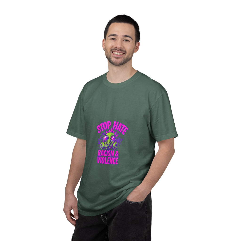 Stop Hate Racing & Violence T-Shirt — Anti-Hate Graphic Tee