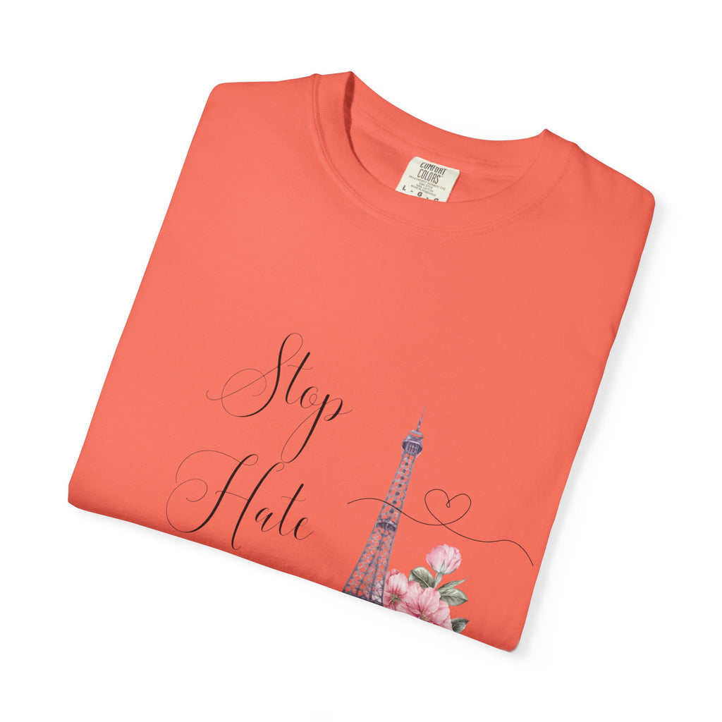 Paris Floral 'Stay Awhile' T-Shirt