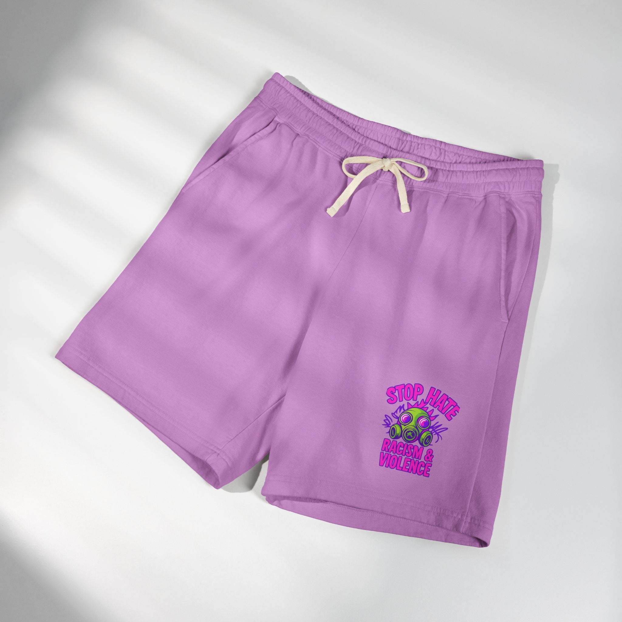 Lightweight Fleece Sweat Shorts — "Step Back Into Your Era" Retro Graphic