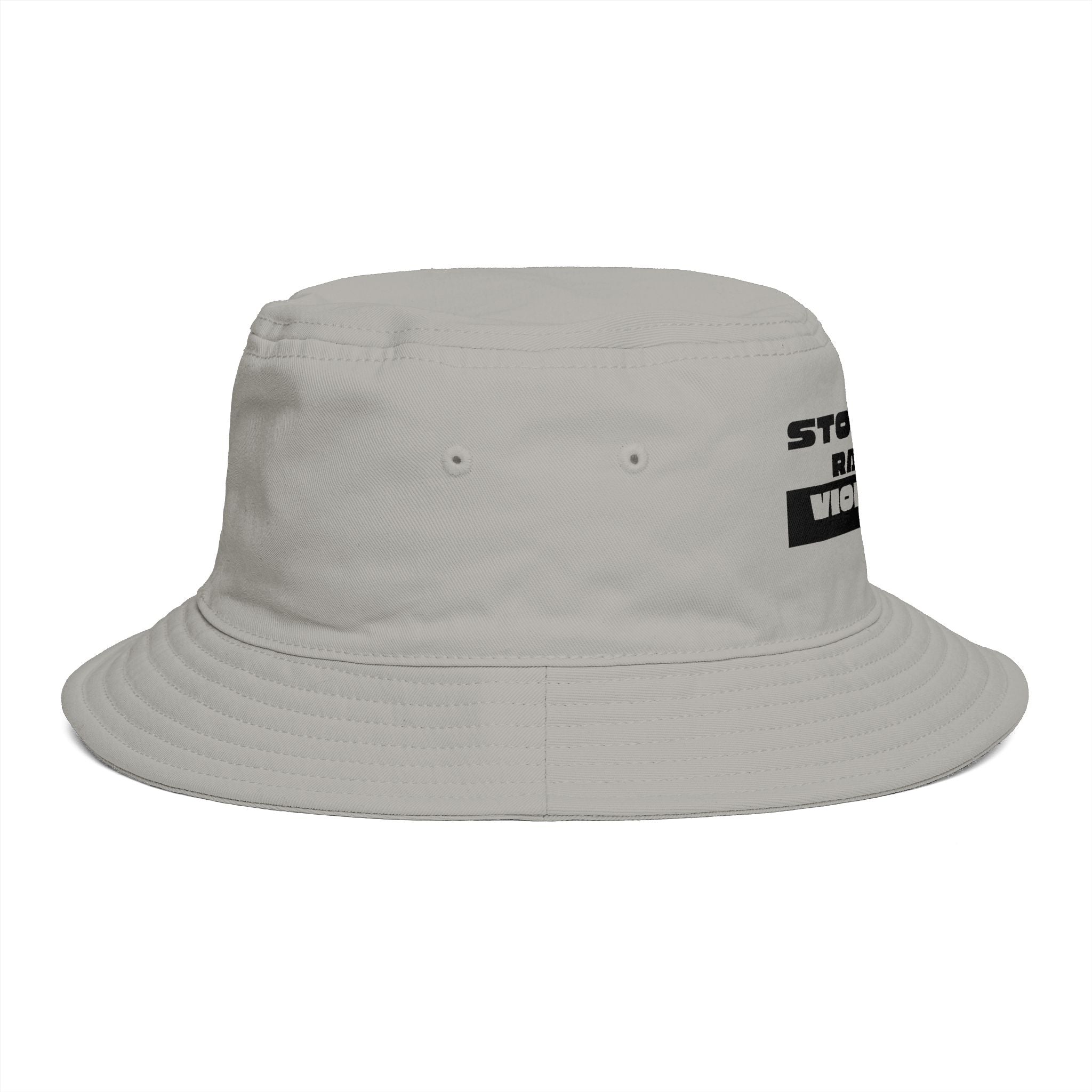 Bucket Hat - "Stop Hate Racism Violence" Anti-Racism Statement Hat