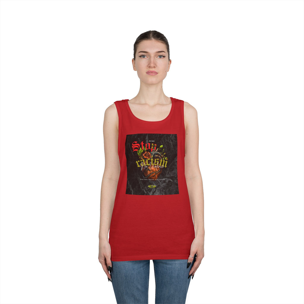 Skull & Crown Graphic Tank Top — Vintage Gothic Streetwear