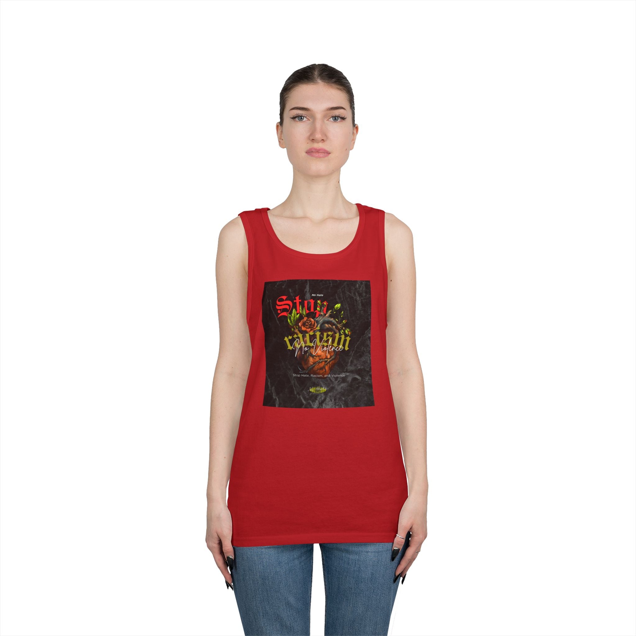 Skull & Crown Graphic Tank Top — Vintage Gothic Streetwear
