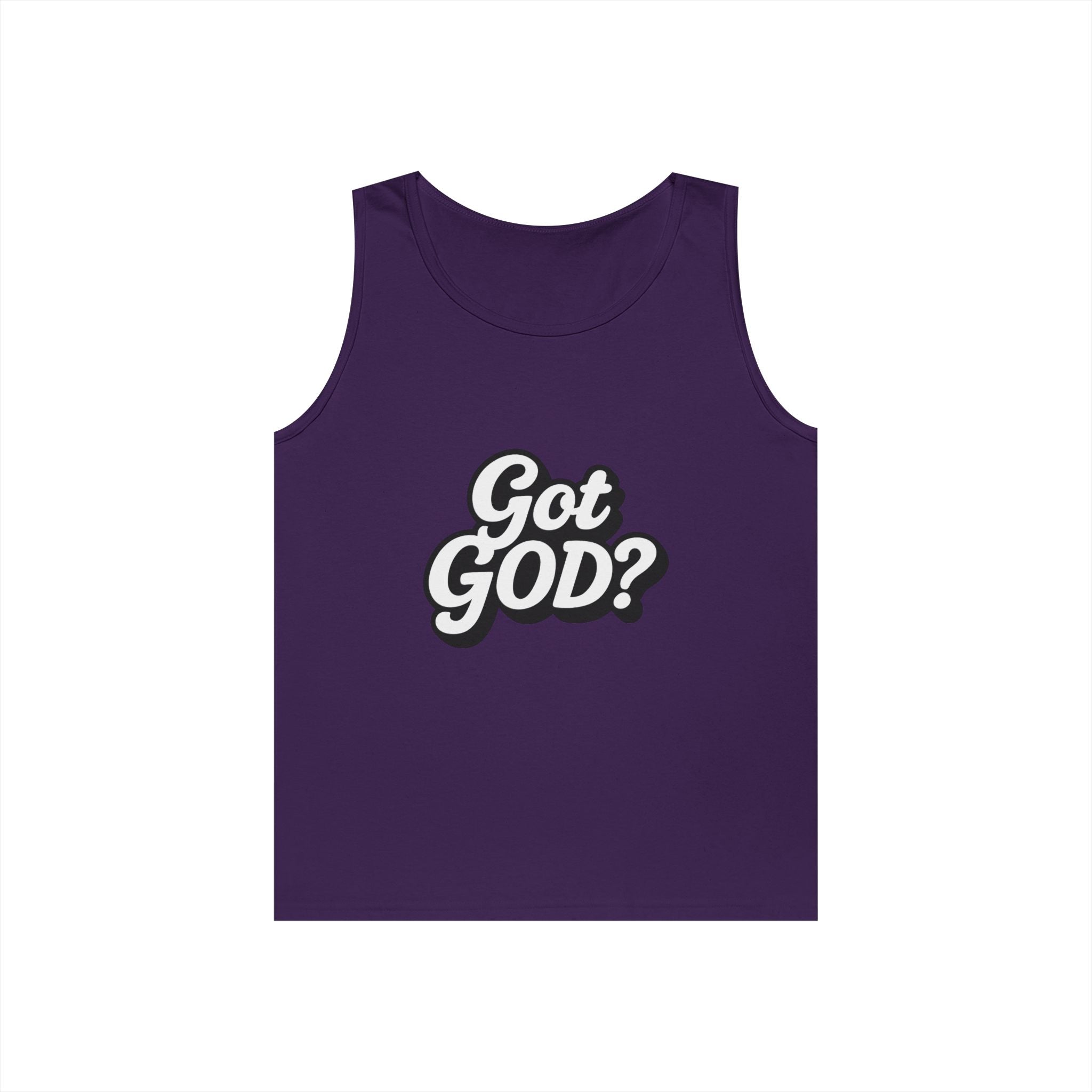 Got God? Tank Top — Retro Script Faith Graphic Tank