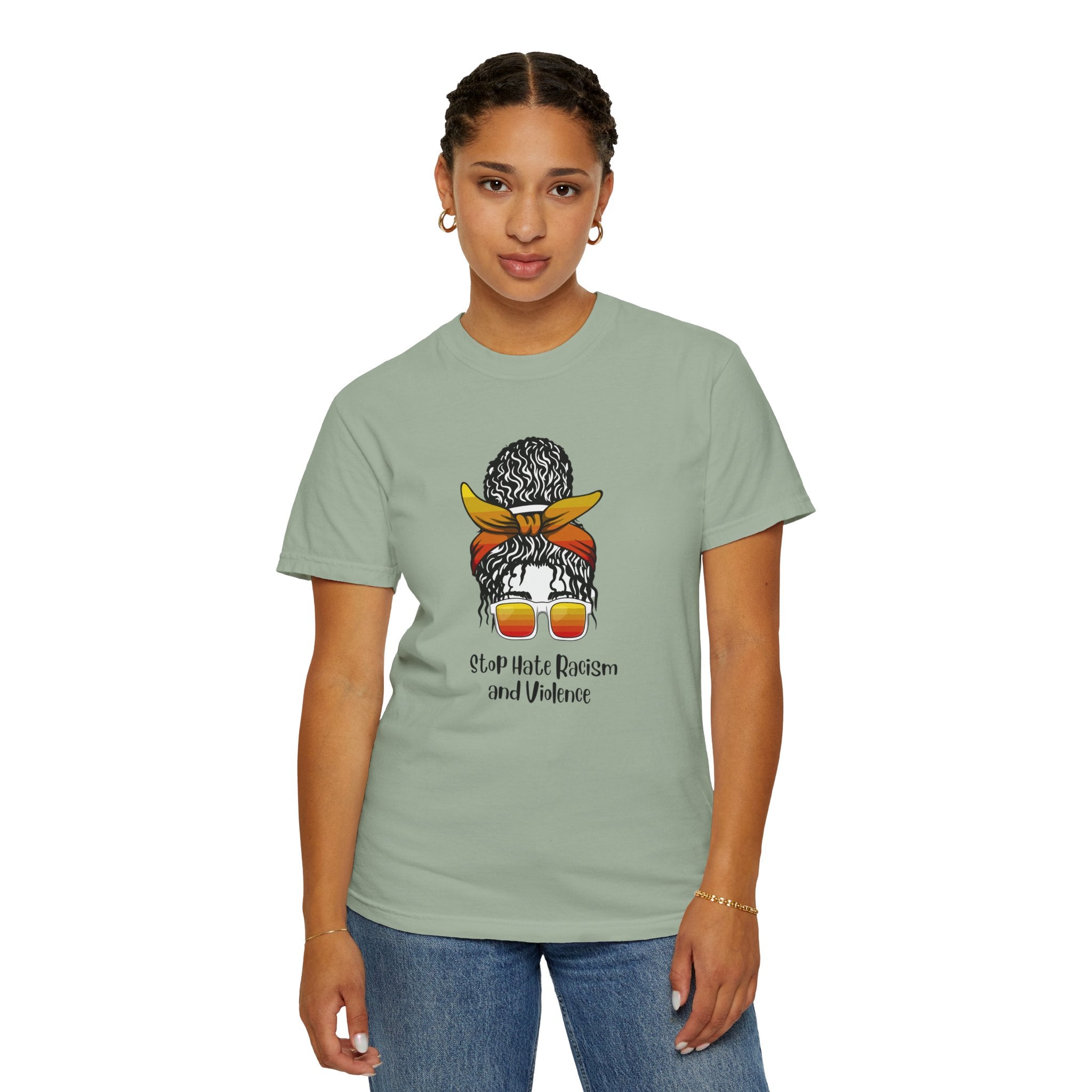 Stop Hate Racism and Violence T-Shirt — Empowering Anti-Racism Graphic Tee