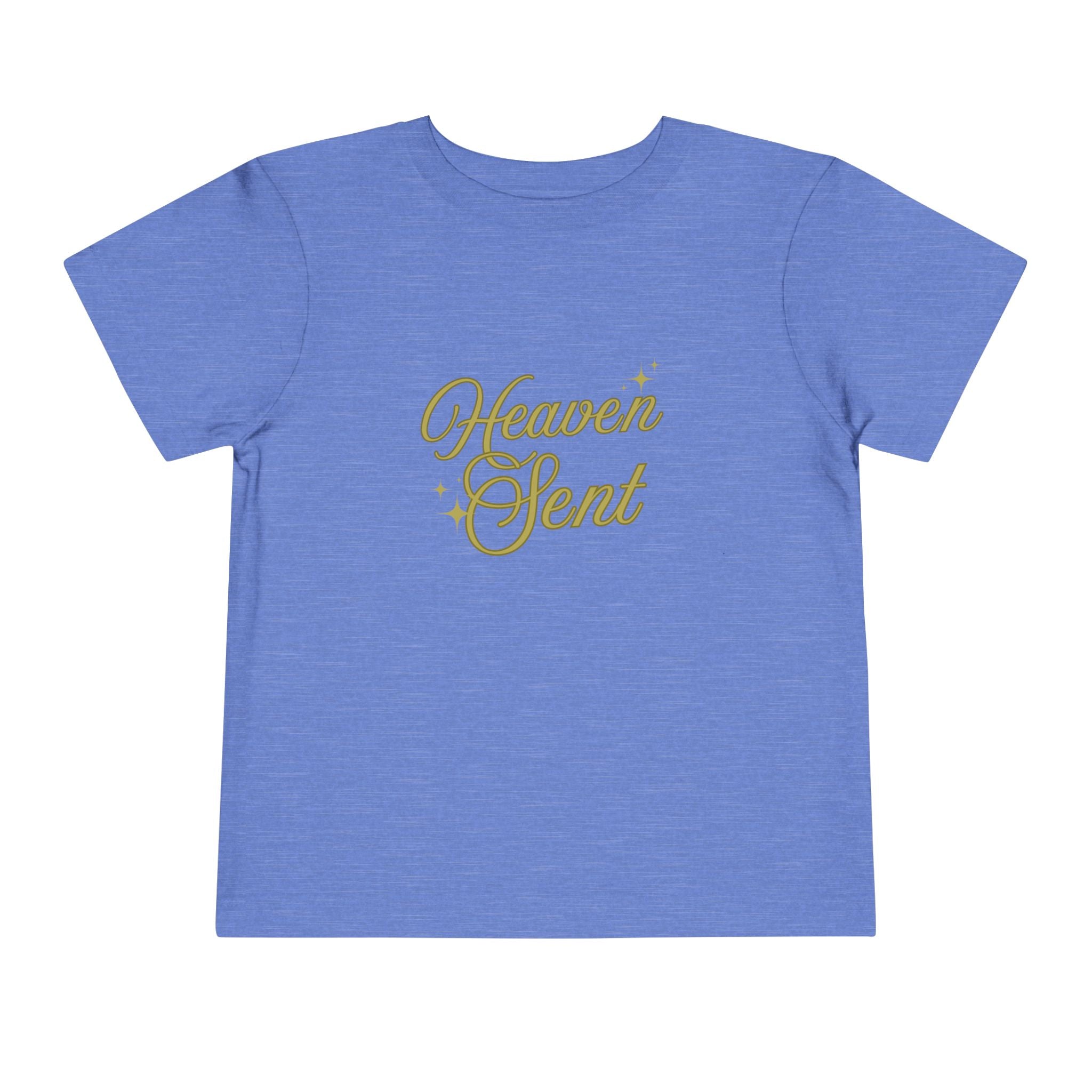 Heaven Sent Toddler Tee — Gold Script Baby Shirt