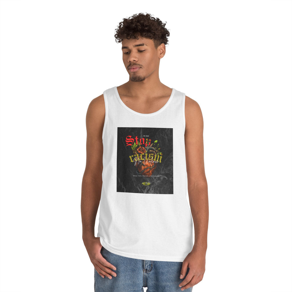 Skull & Crown Graphic Tank Top — Vintage Gothic Streetwear