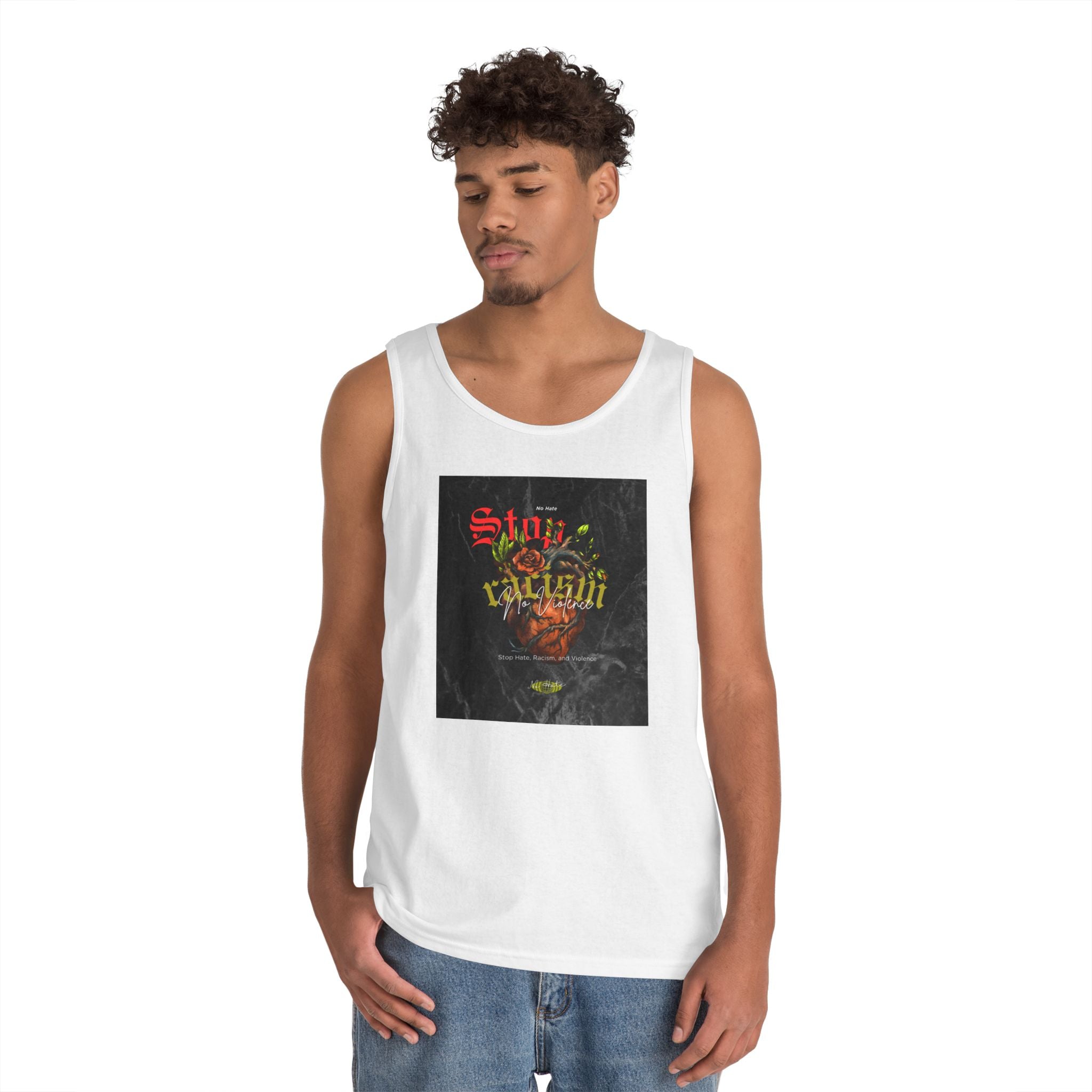 Skull & Crown Graphic Tank Top — Vintage Gothic Streetwear