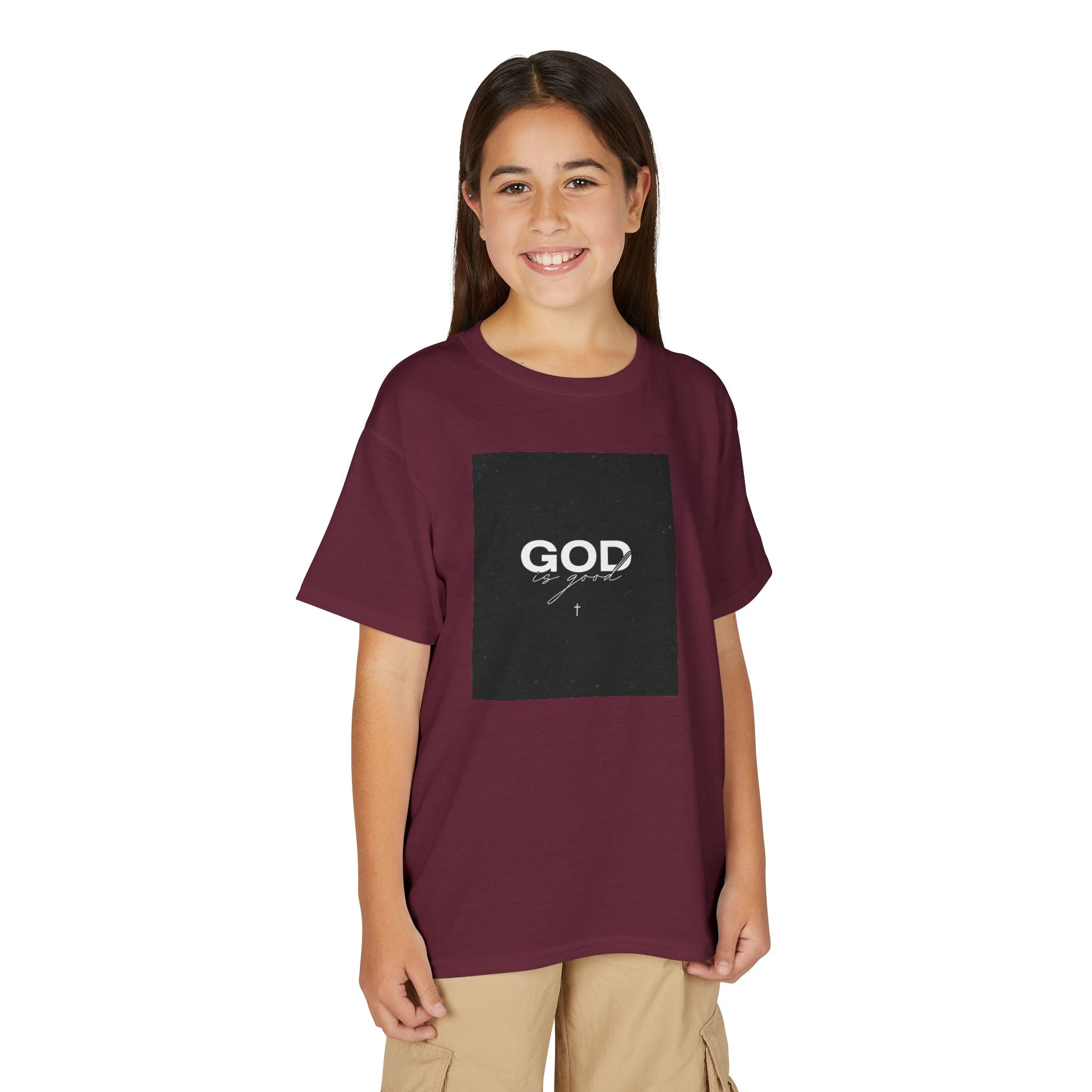 Youth T-Shirt — "GOD" Script Logo Graphic Tee