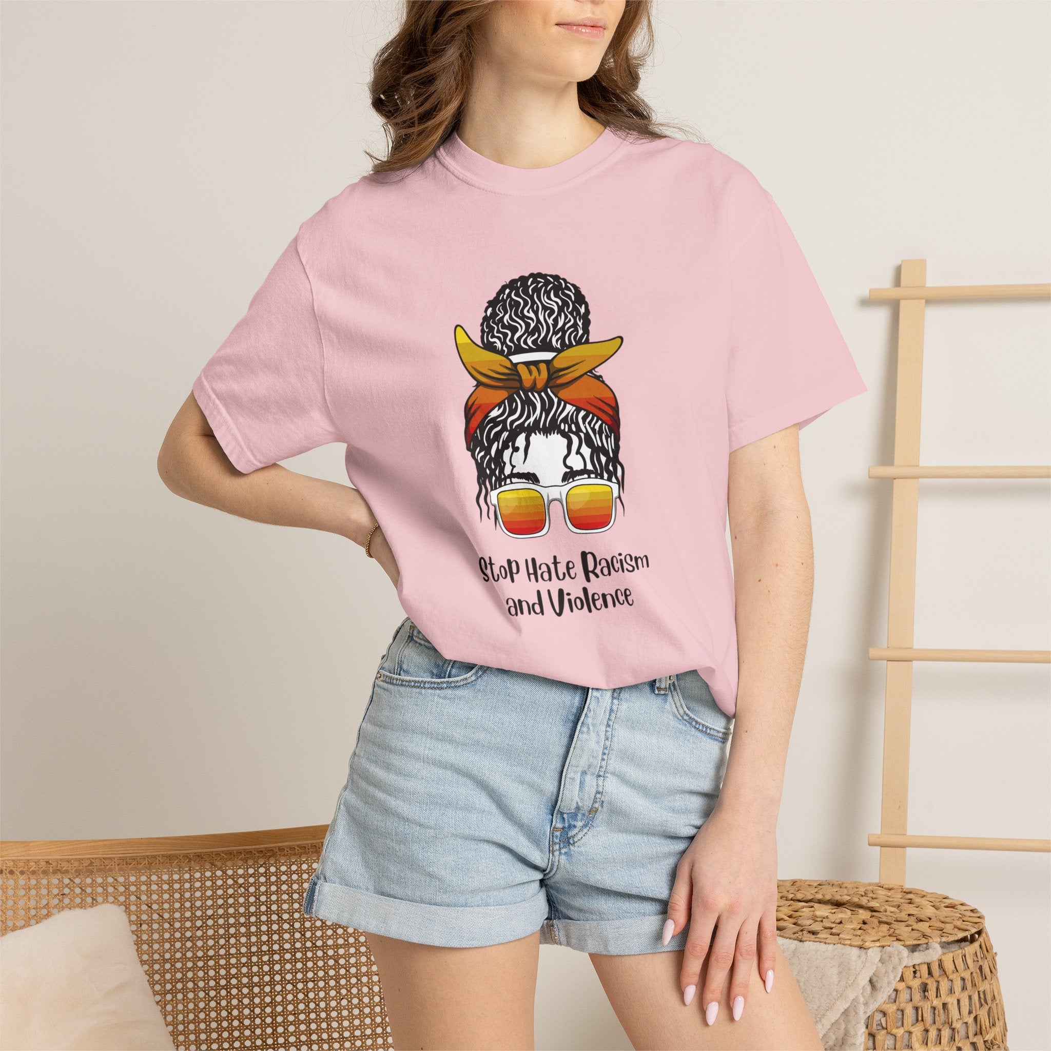 Stop Hate Racism and Violence T-Shirt — Empowering Anti-Racism Graphic Tee
