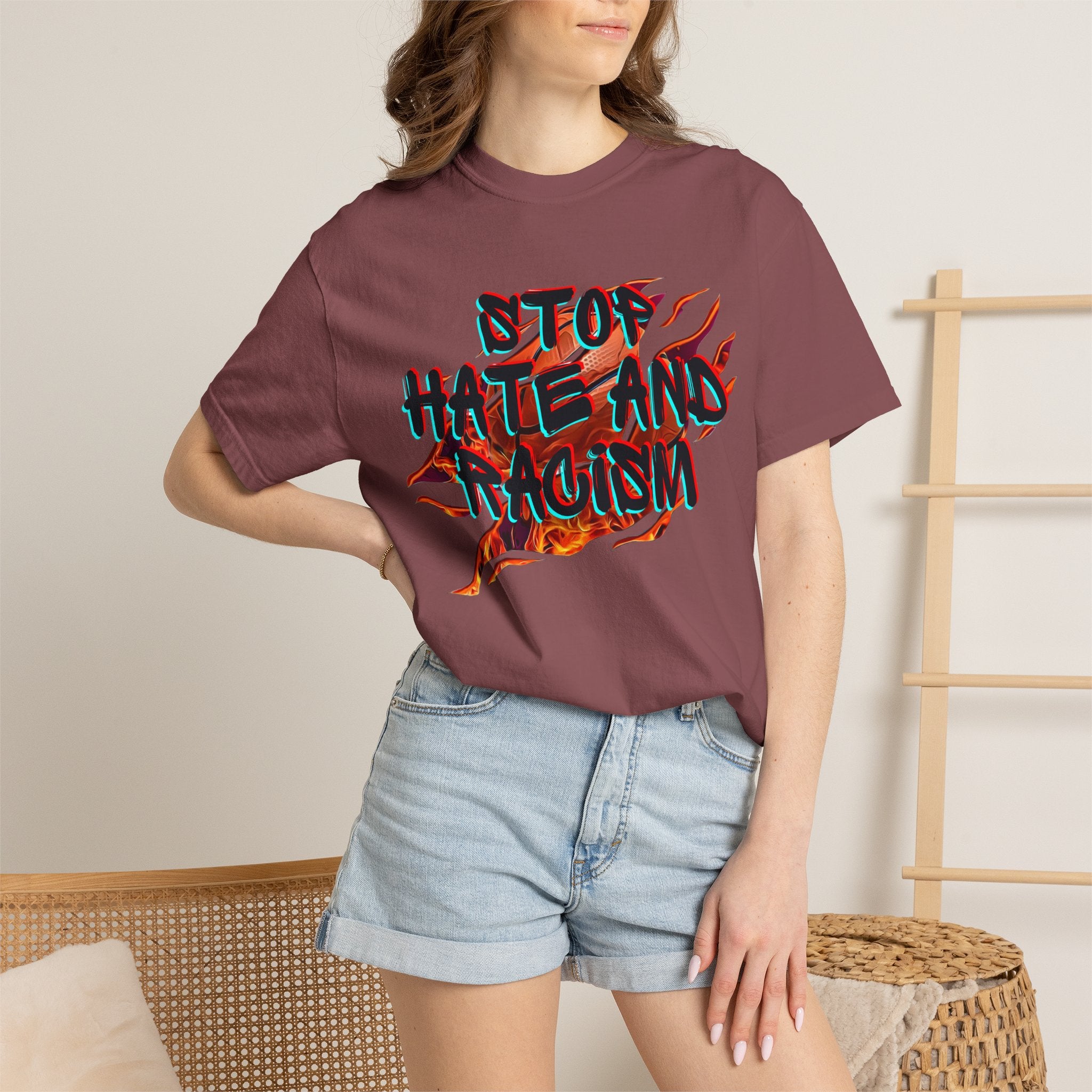Stop Hate and Racism T-Shirt