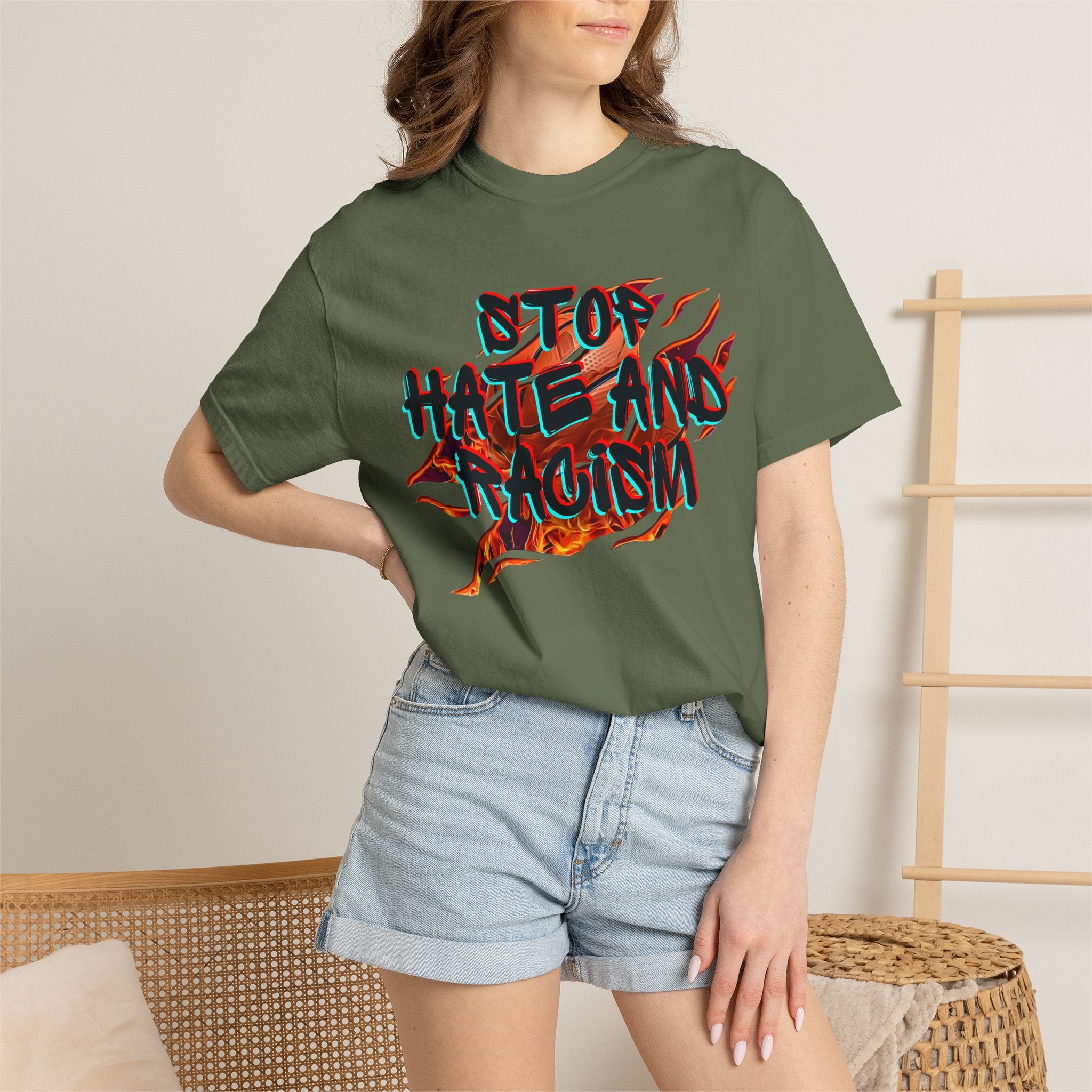 Stop Hate and Racism T-Shirt