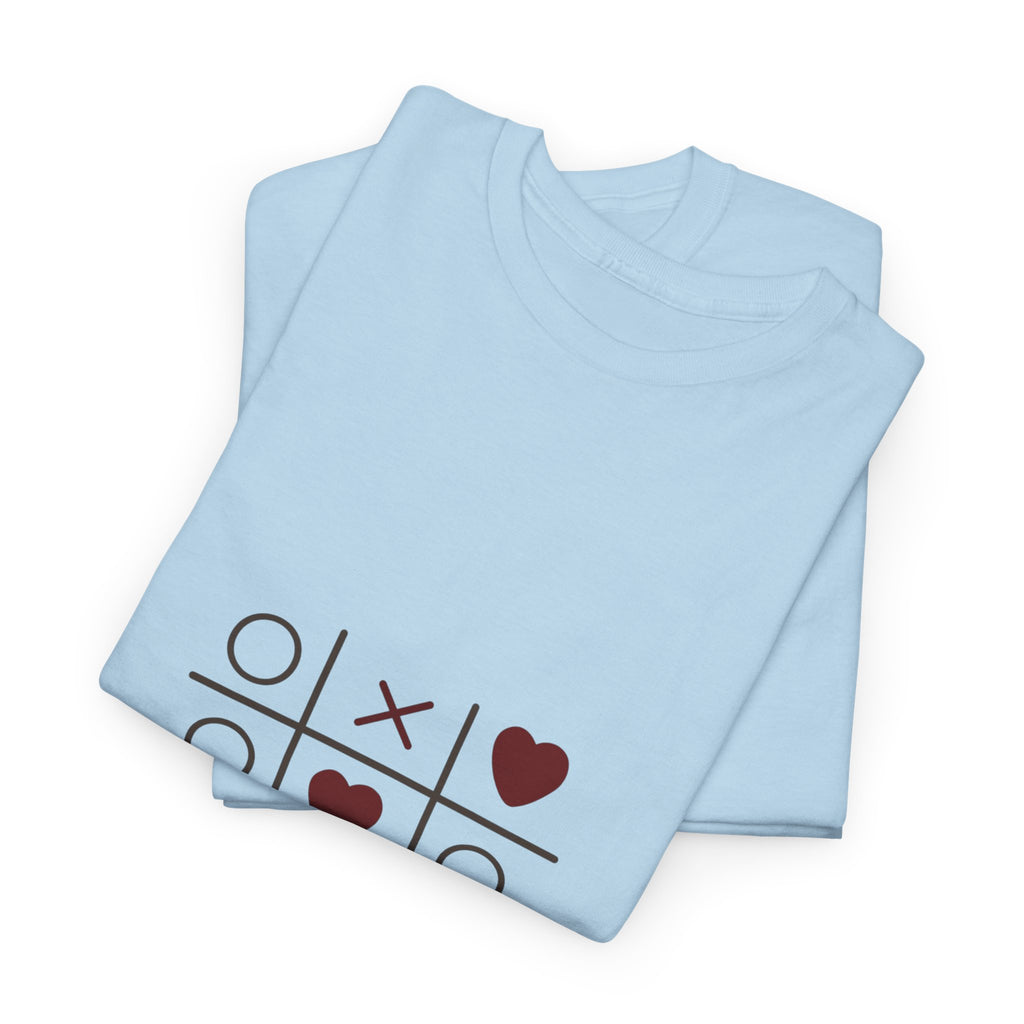Tic Tac Toe Hearts T-Shirt — Cute Valentine’s Day Graphic Tee