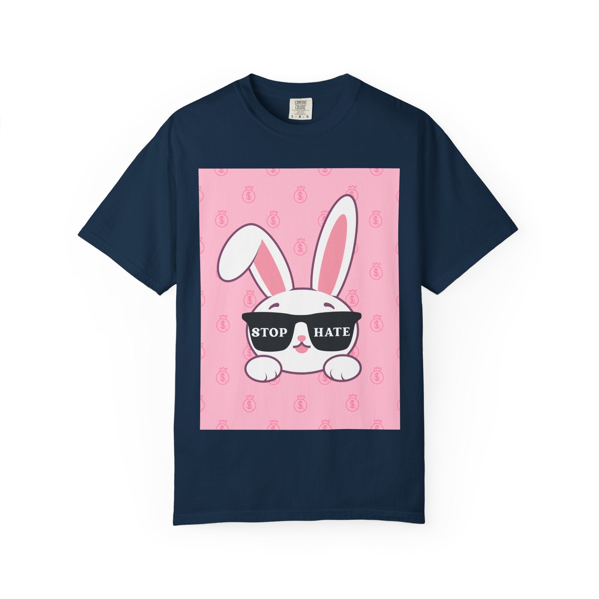Bunny 'STOP HATE' Graphic T-Shirt
