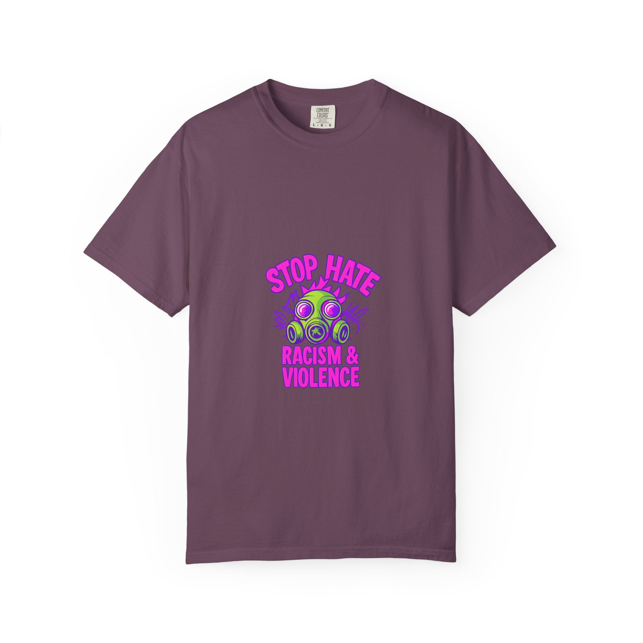 Stop Hate Racing & Violence T-Shirt — Anti-Hate Graphic Tee