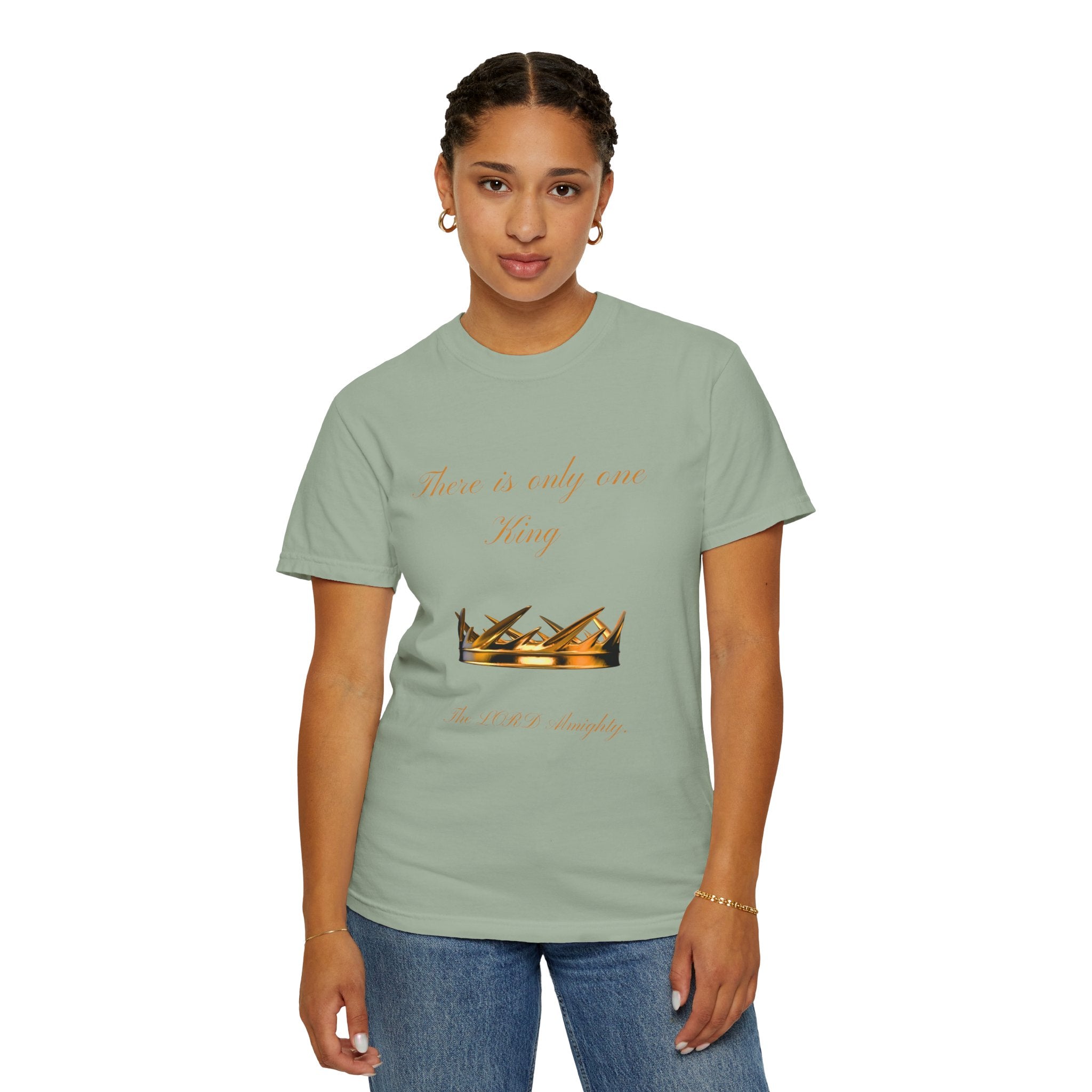 King Crown Graphic T-Shirt — "There is only one King" Casual Streetwear