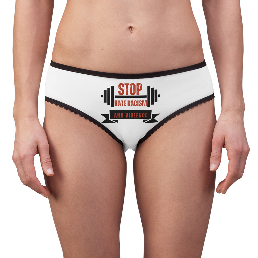 Stop Hate Racism And Violence Women's Briefs - Activist Statement Underwear