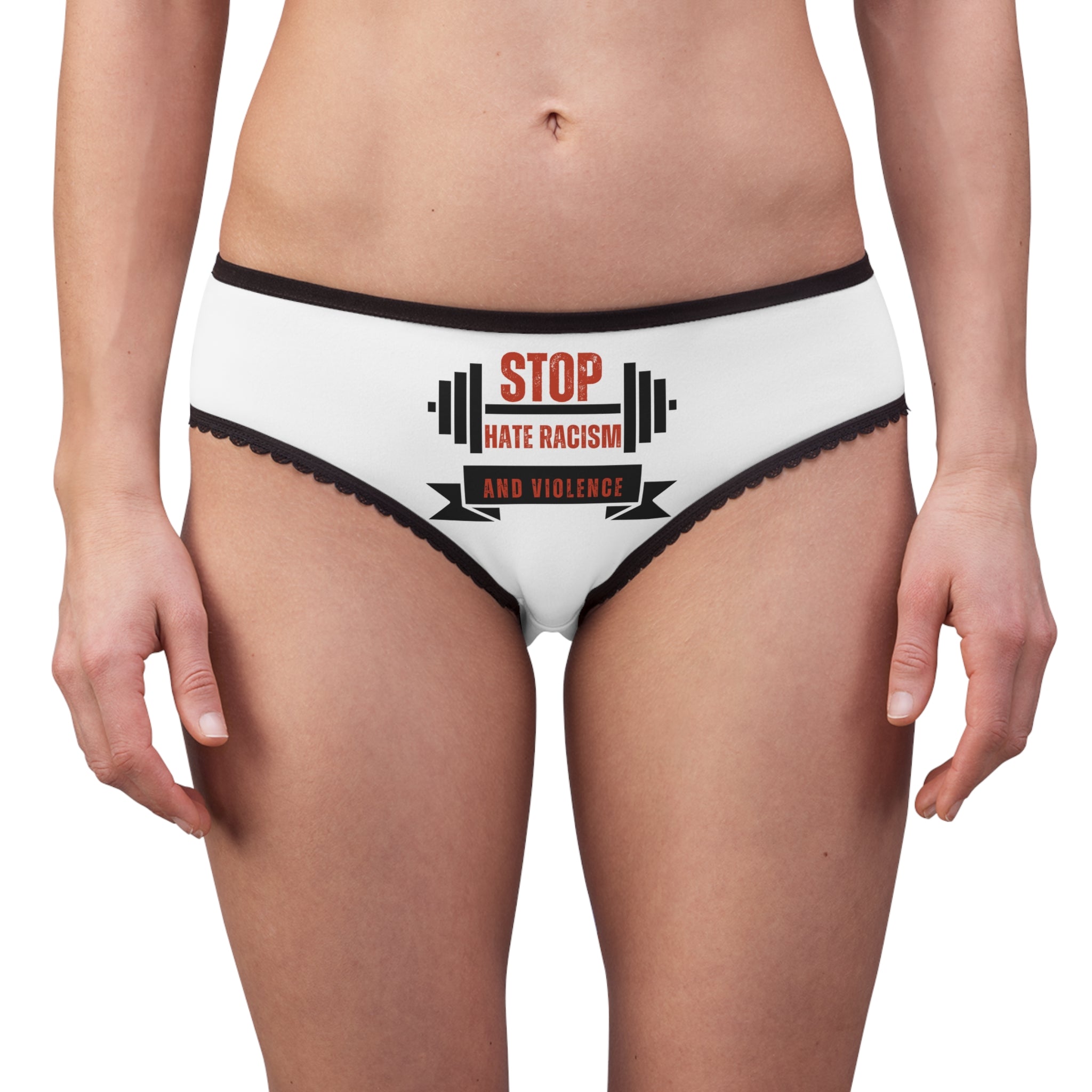 Stop Hate Racism And Violence Women's Briefs - Activist Statement Underwear