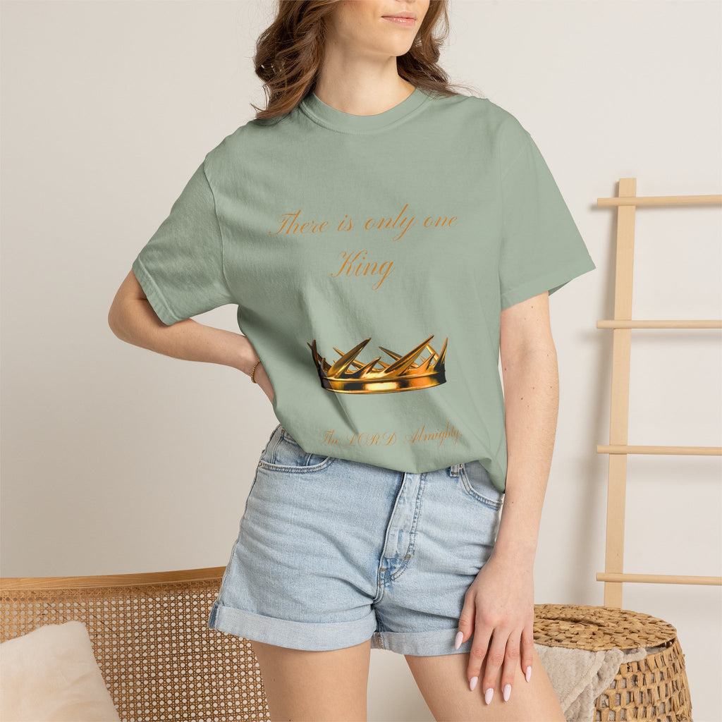 King Crown Graphic T-Shirt — "There is only one King" Casual Streetwear