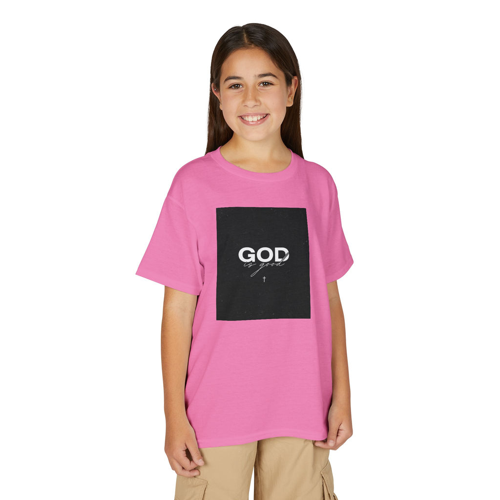 Youth T-Shirt — "GOD" Script Logo Graphic Tee