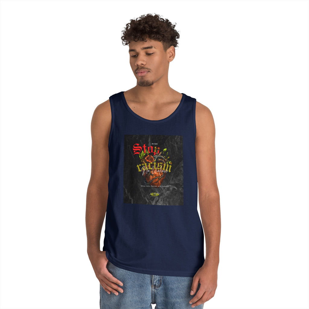 Skull & Crown Graphic Tank Top — Vintage Gothic Streetwear