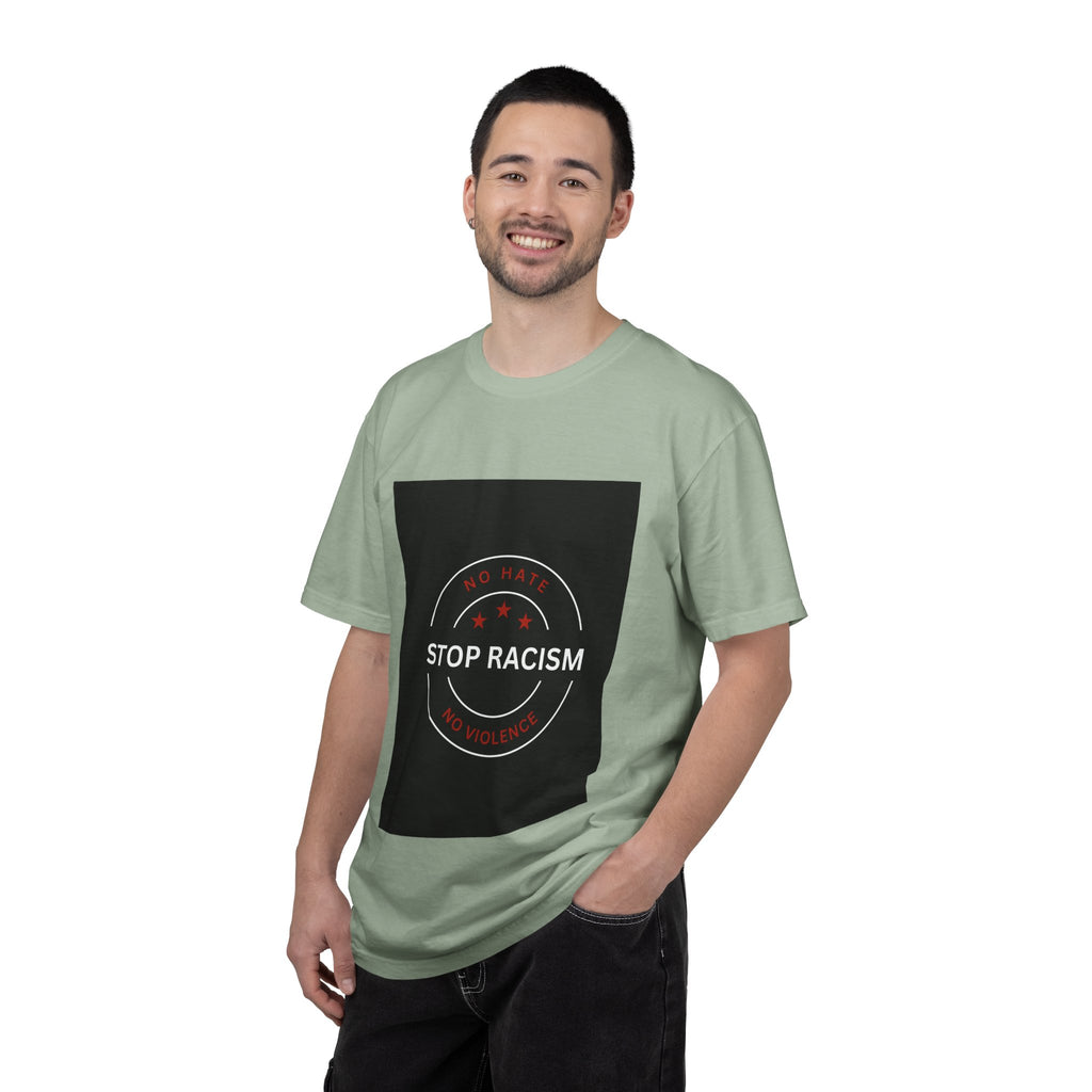 Stop Racism T-Shirt — 'No Hate No Violence' Social Justice Tee