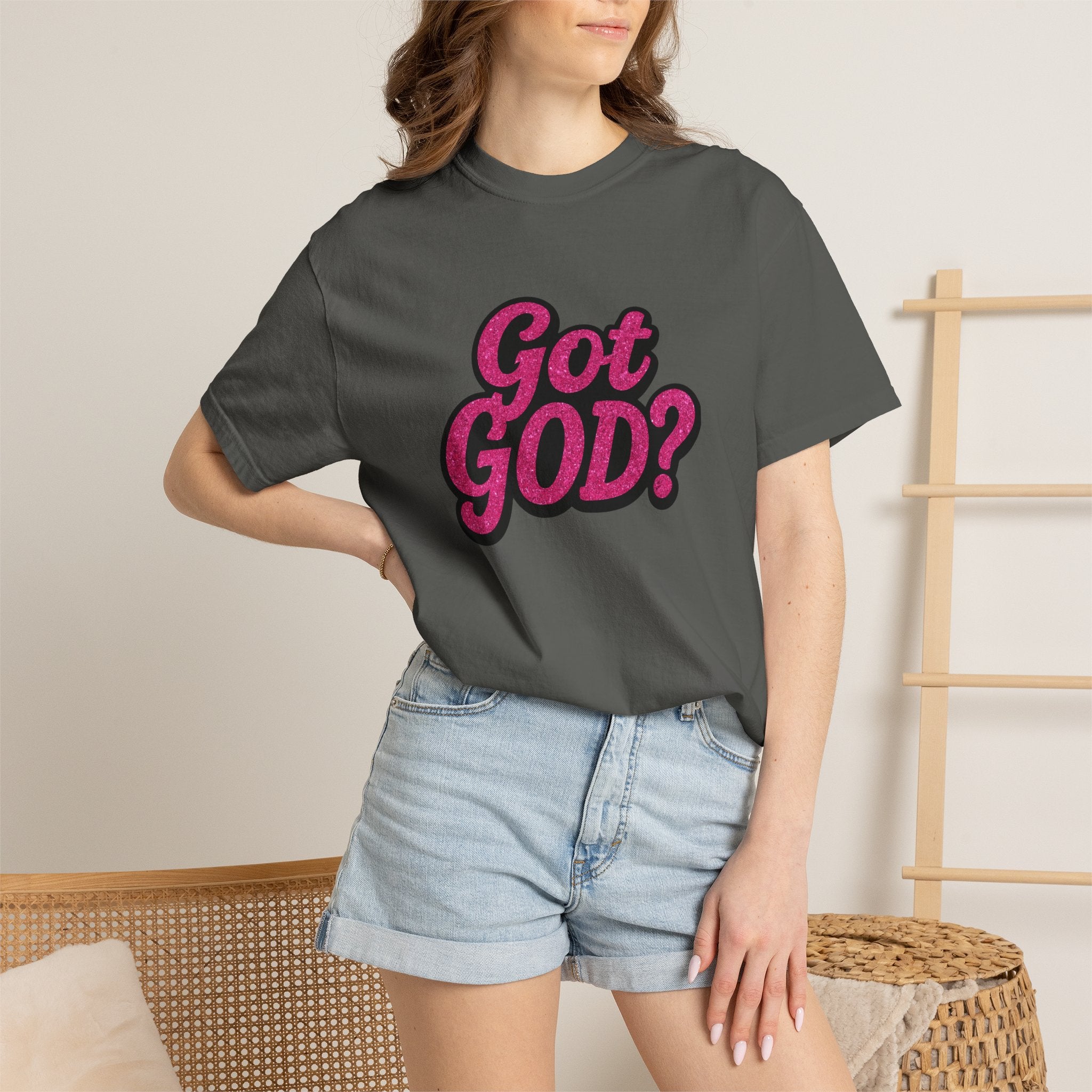 Got God? T-Shirt — Retro Bubble Letter Faith Tee
