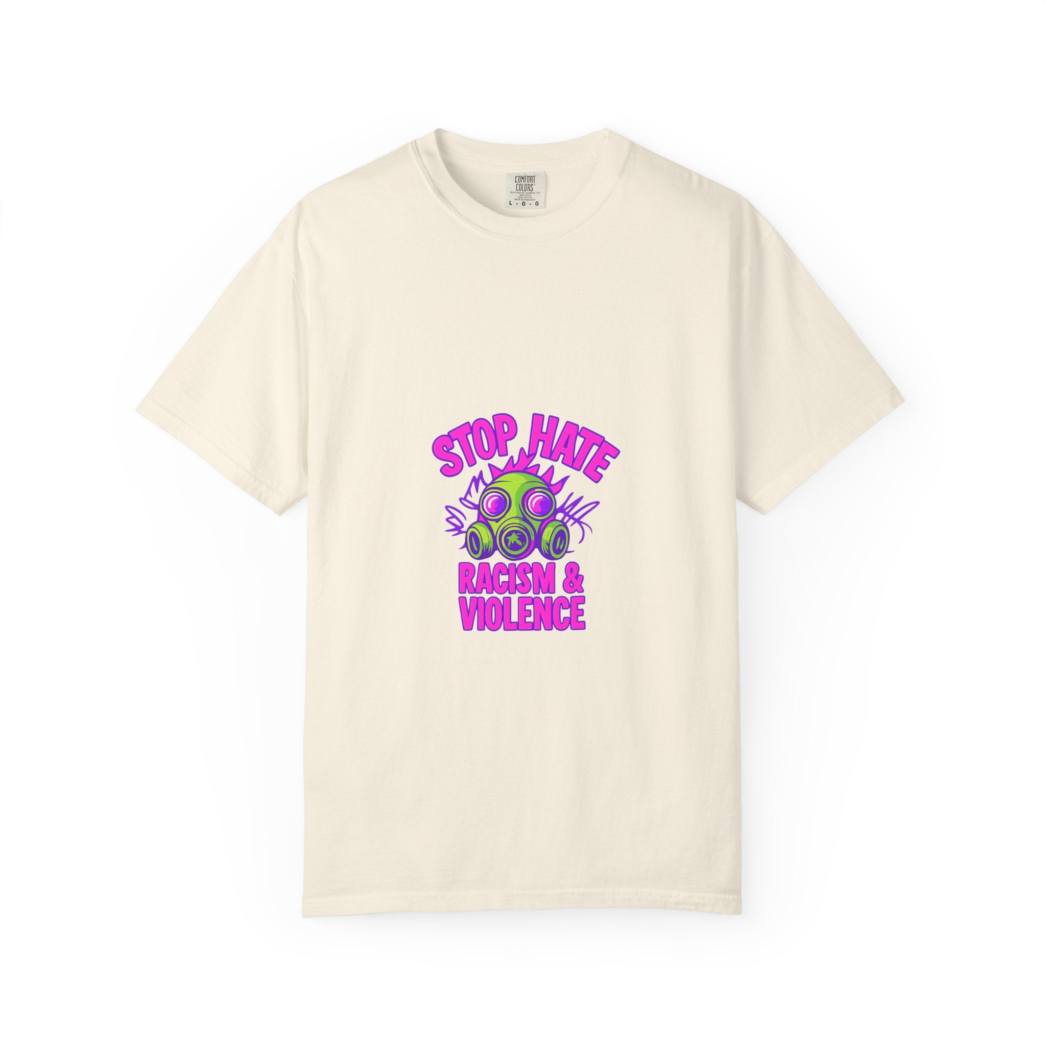 Stop Hate Racing & Violence T-Shirt — Anti-Hate Graphic Tee