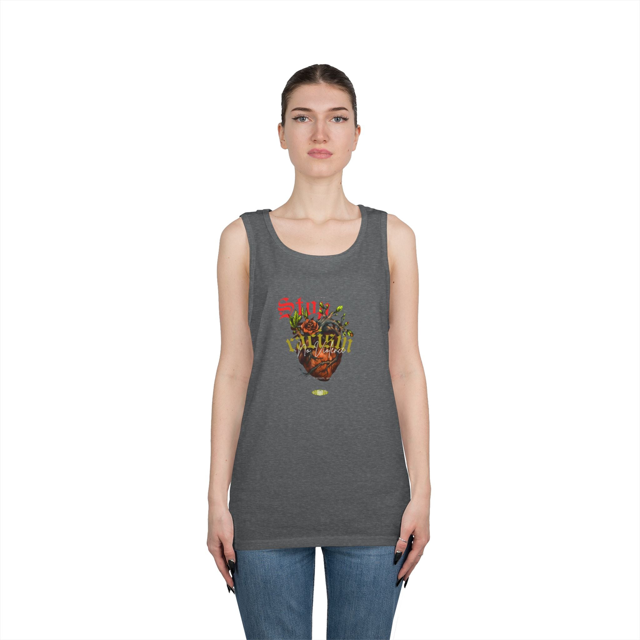 Sunlight Heart Graphic Tank Top