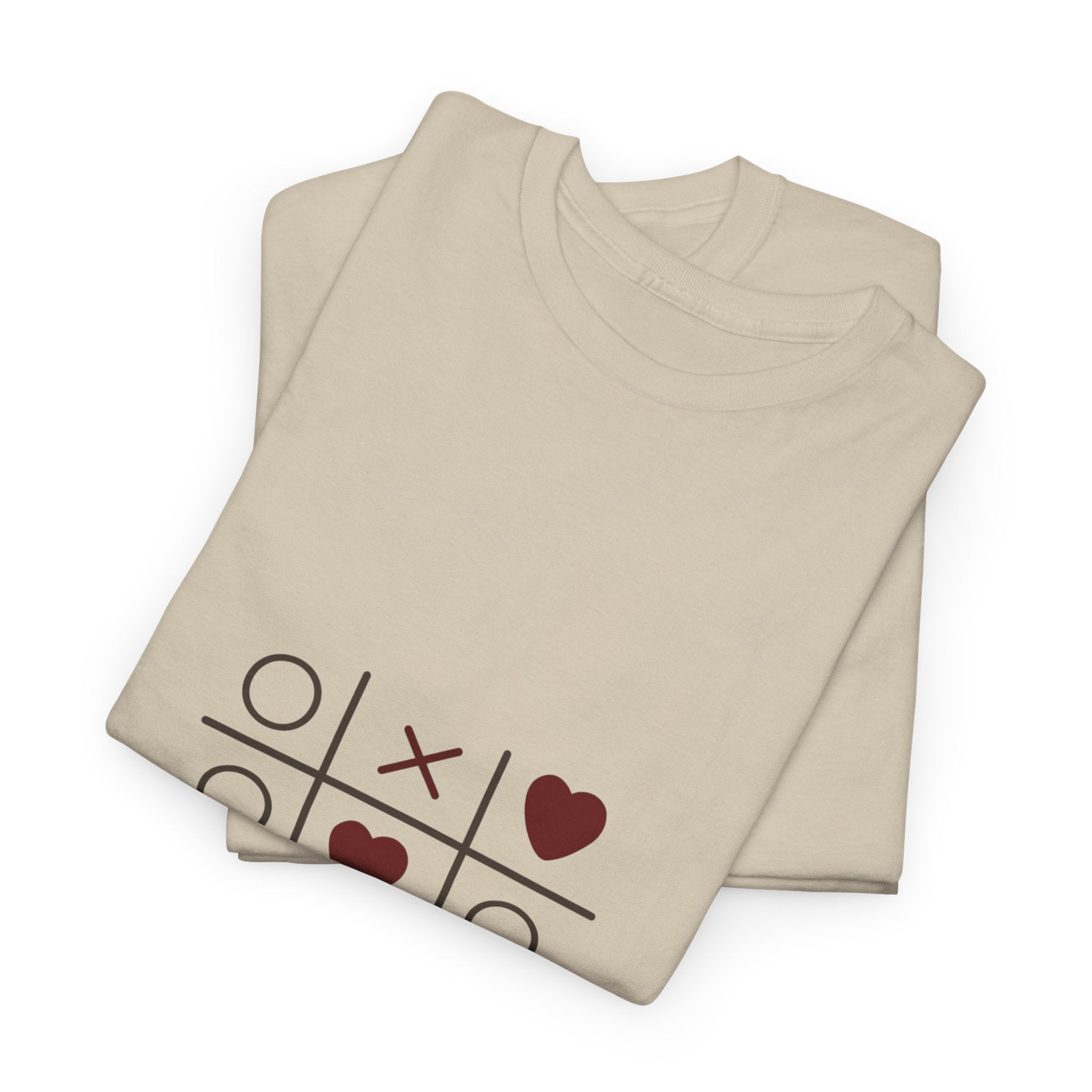 Tic Tac Toe Hearts T-Shirt — Cute Valentine’s Day Graphic Tee