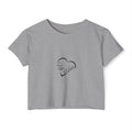 Women's 'No Hate' Heart Crop Top — Festival Graphic Tee
