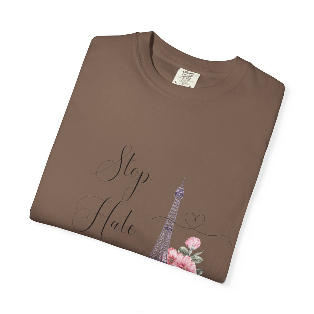 Paris Floral 'Stay Awhile' T-Shirt