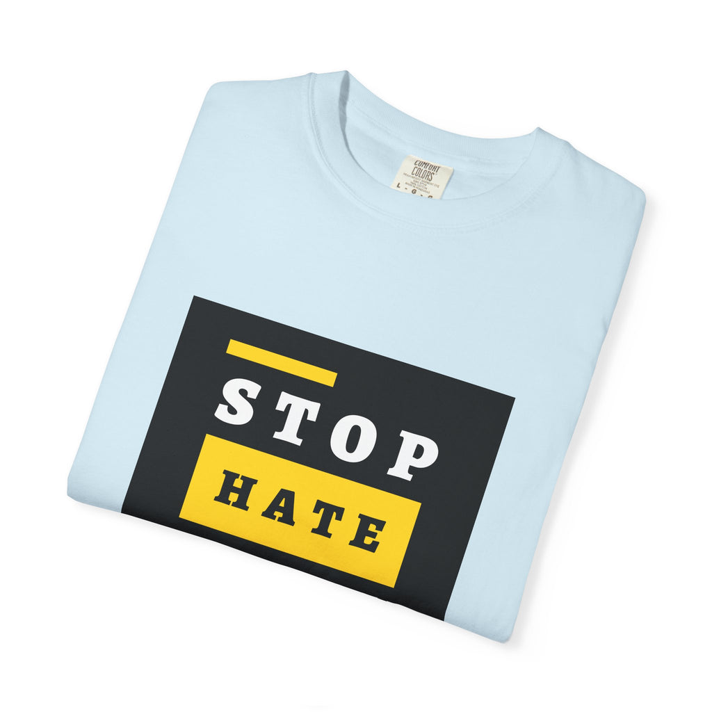 Stop Hate Racism Violence T-Shirt — Anti-Racism Message Tee