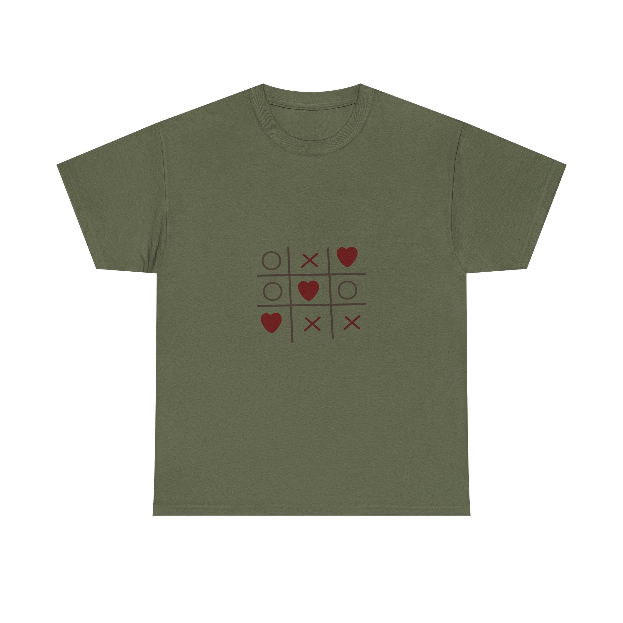 Tic Tac Toe Hearts T-Shirt — Cute Valentine’s Day Graphic Tee