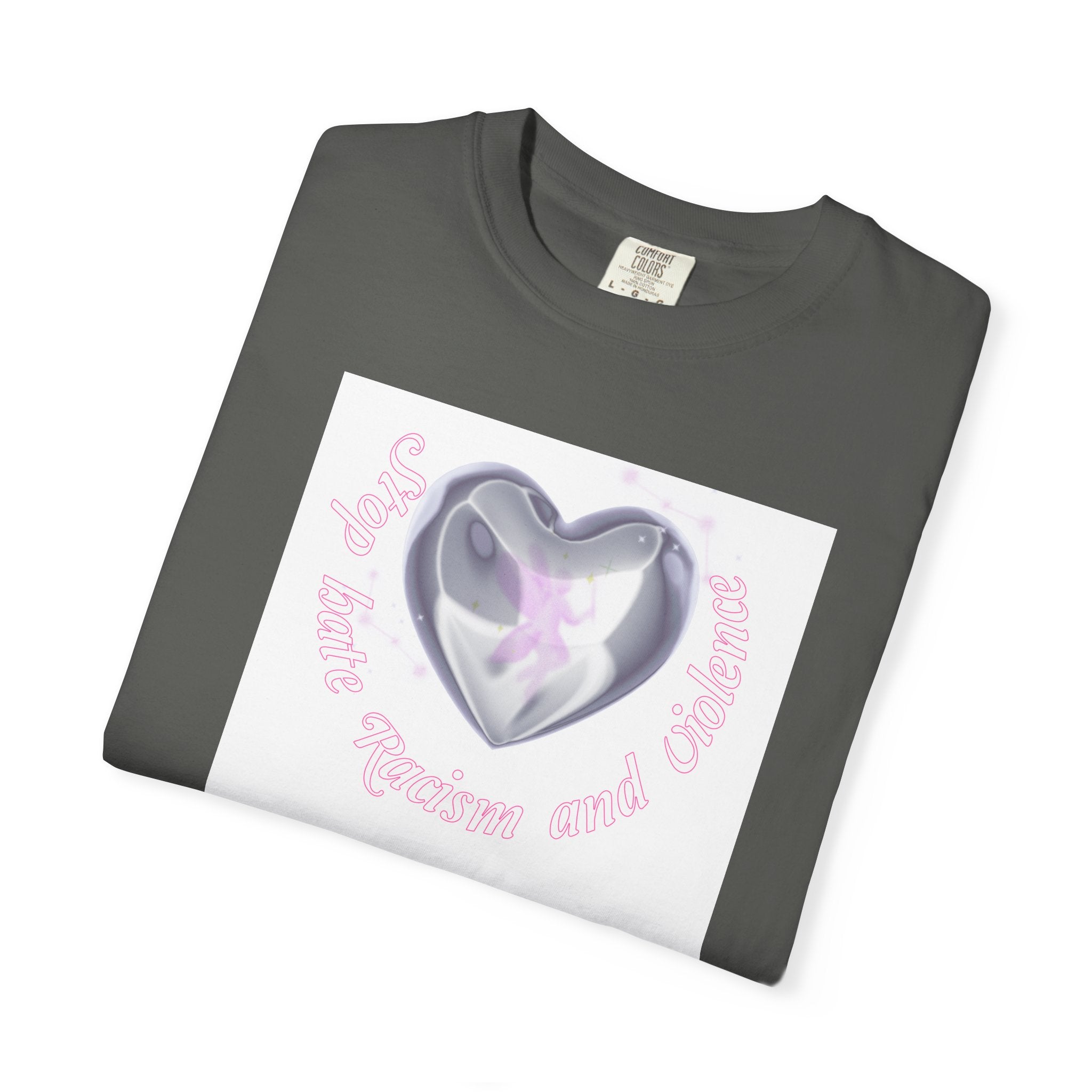 Heart Butterfly Tee — "Love, Hope, Passion and Patience" Graphic T-Shirt