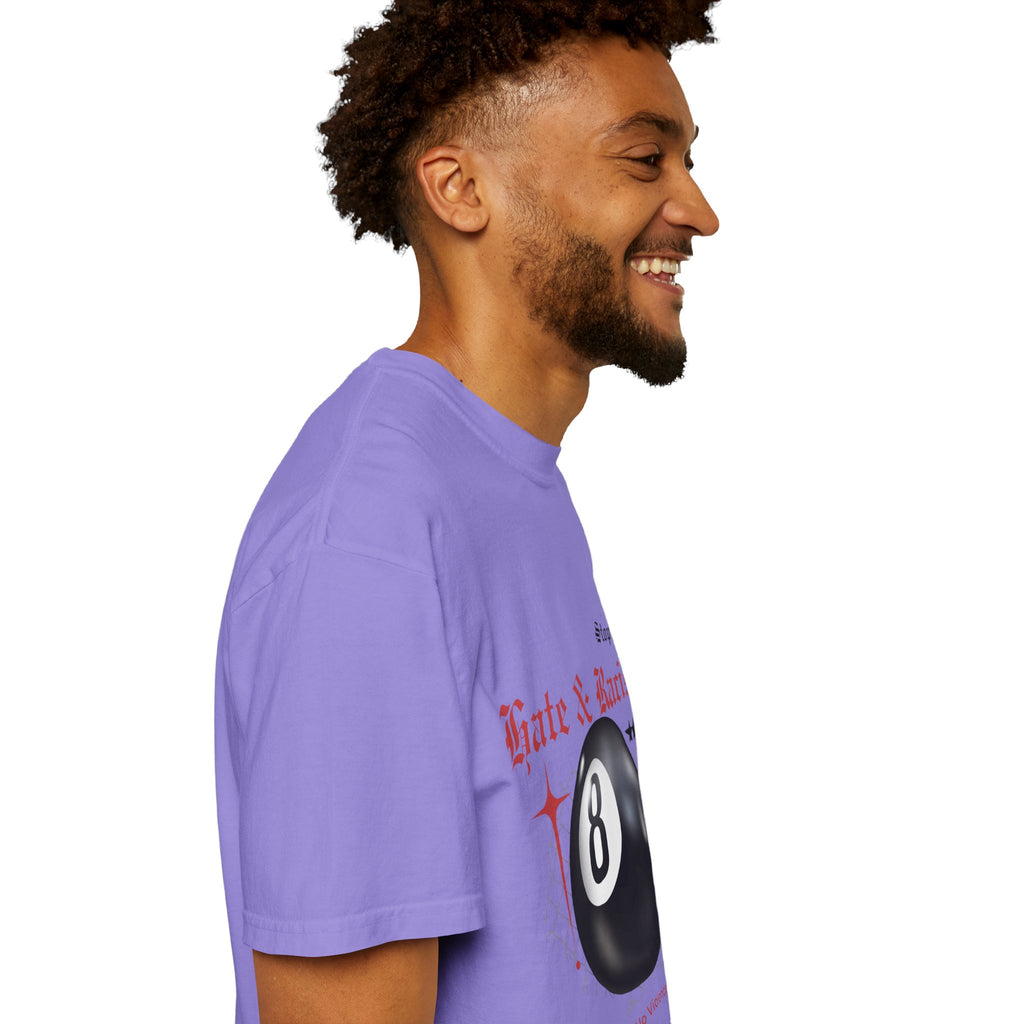 Anti-Racism 8-Ball T-Shirt — Stop Hate & Racism Graphic Tee