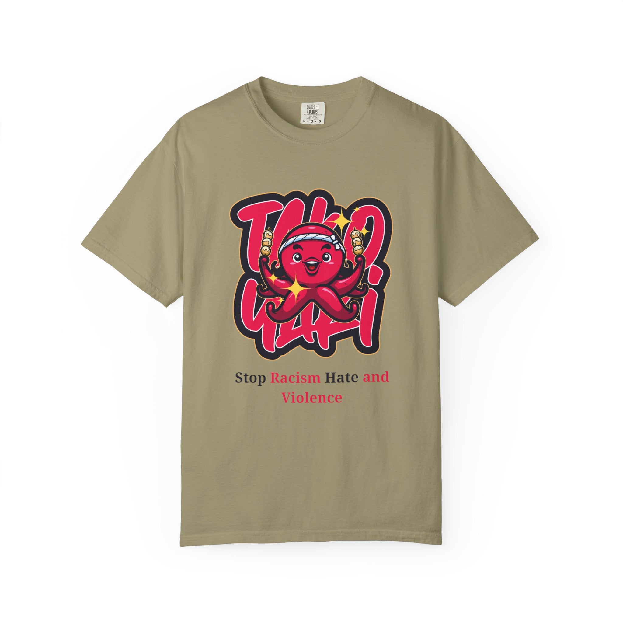 Stop Racism Octopus T-Shirt — Anti-Racism Message Tee