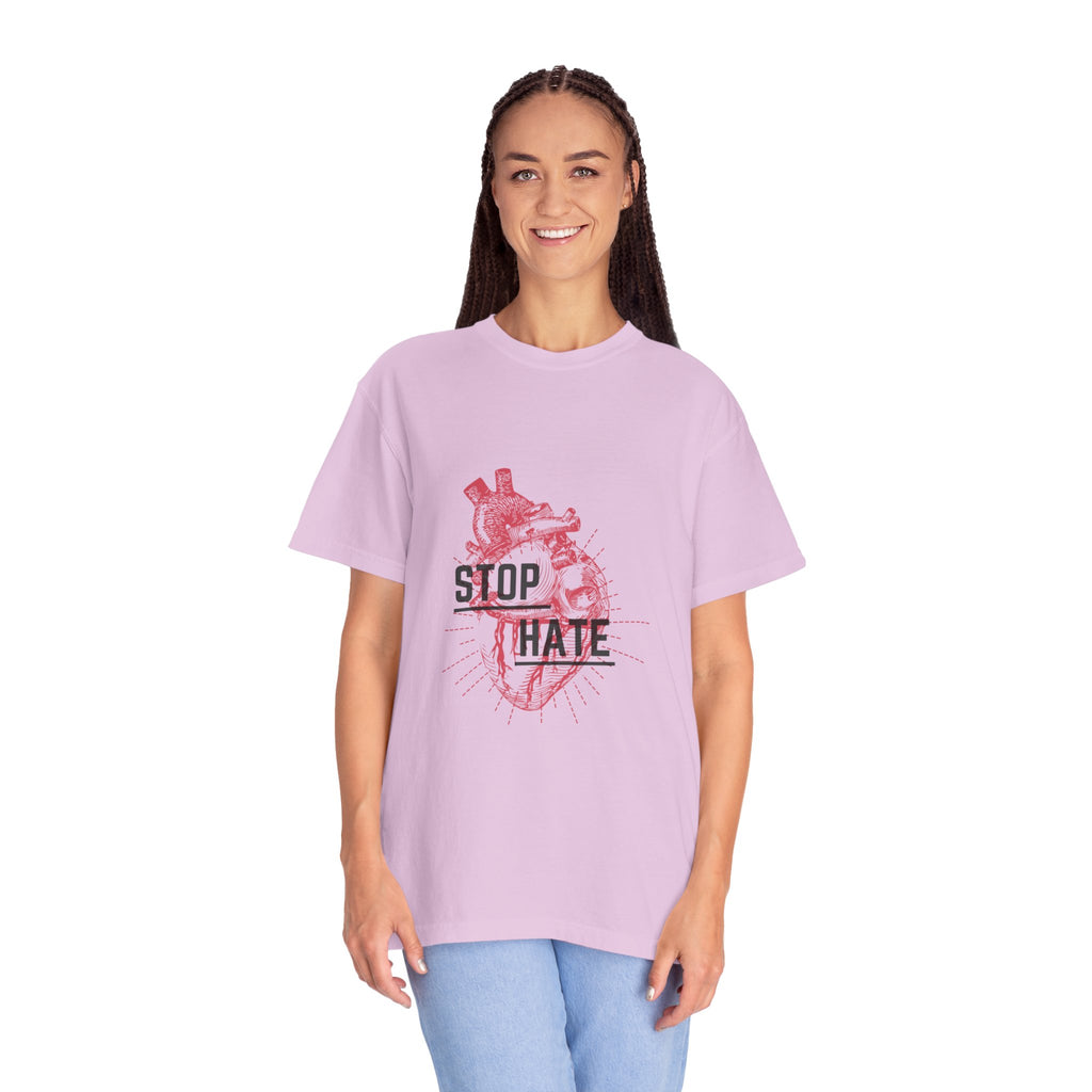 Stop Hate Heart T-Shirt — Anti-Hate Graphic Tee