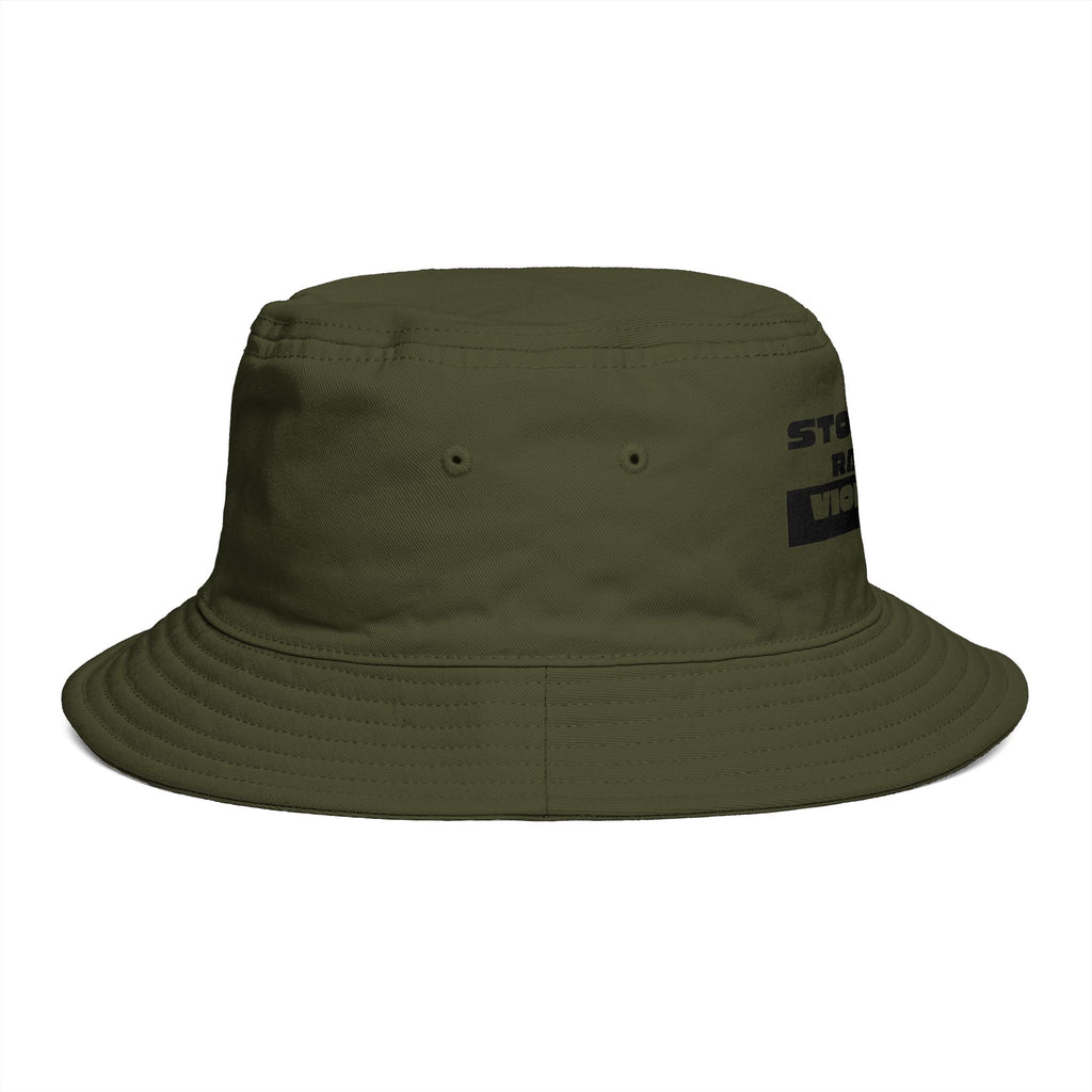 Bucket Hat - "Stop Hate Racism Violence" Anti-Racism Statement Hat