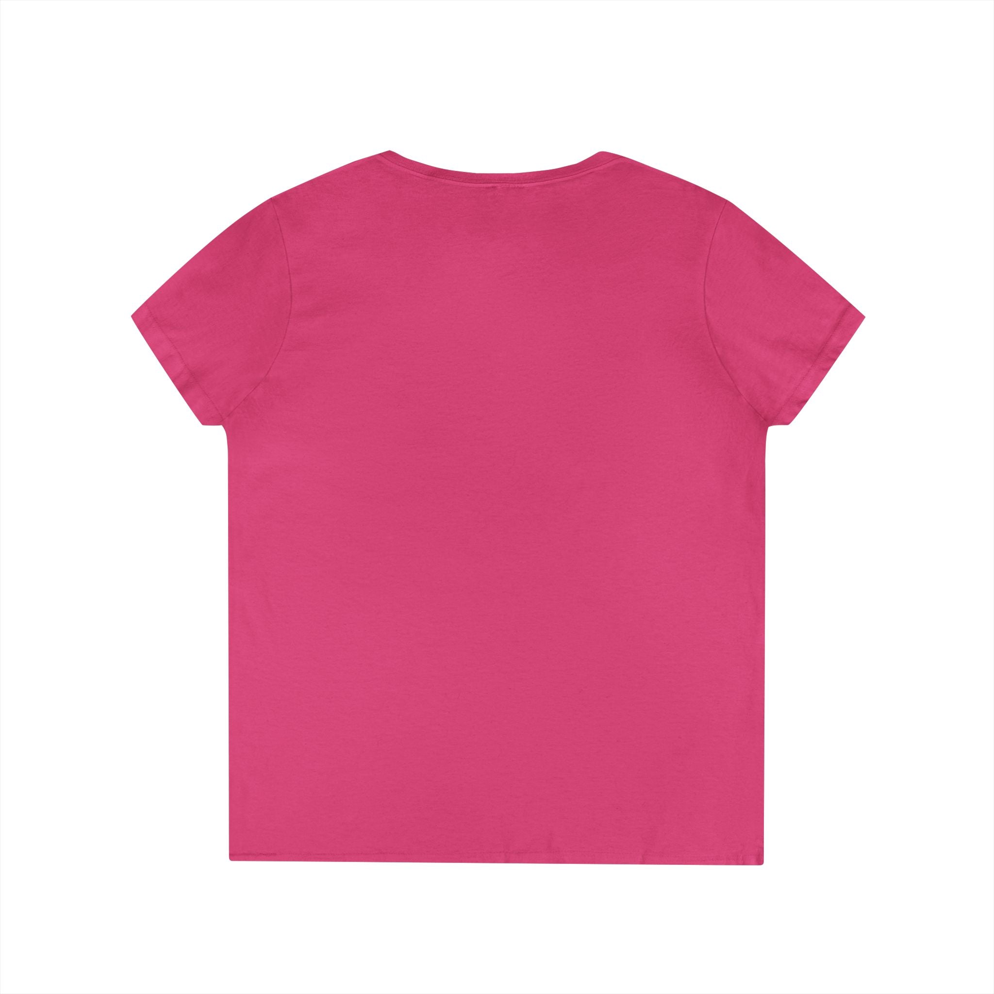 Got GOD? Ladies' V-Neck T-Shirt — Retro Pink Faith Graphic