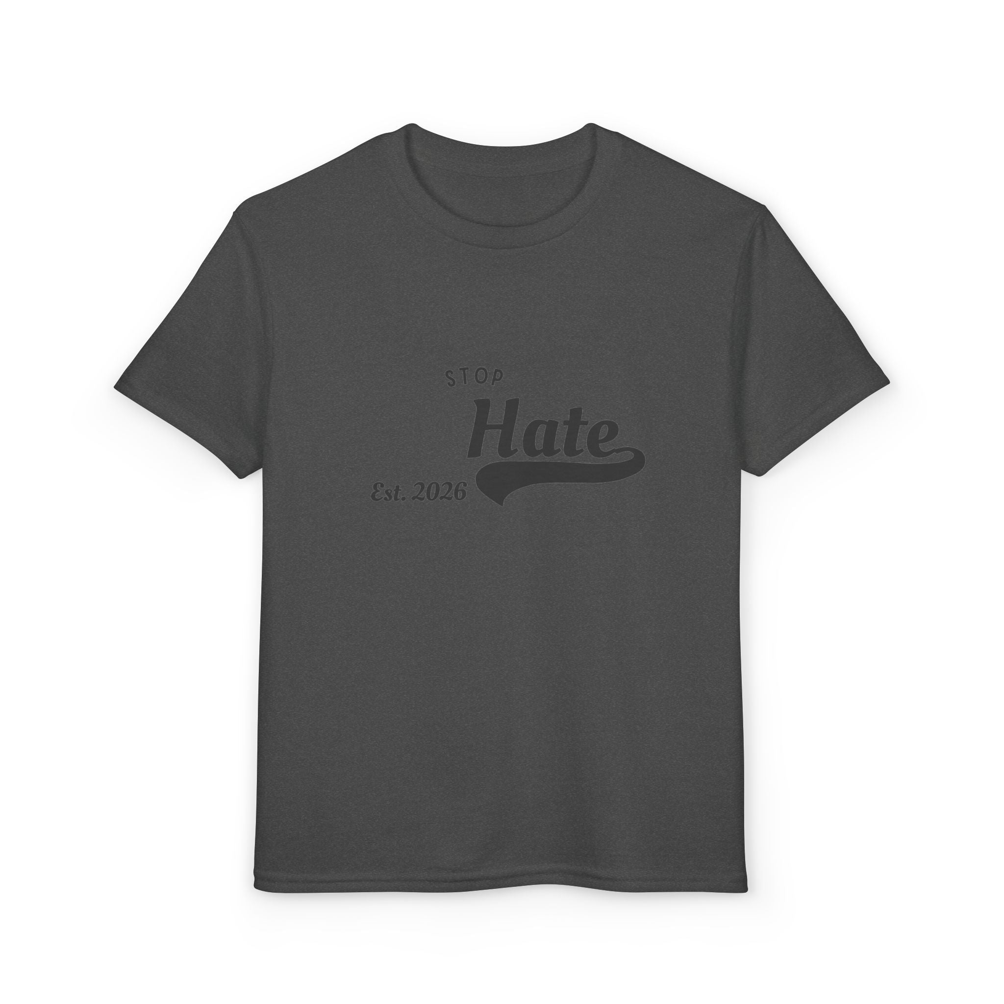 Youth T-Shirt — "Stop Hate Est. 2020" Graphic Tee