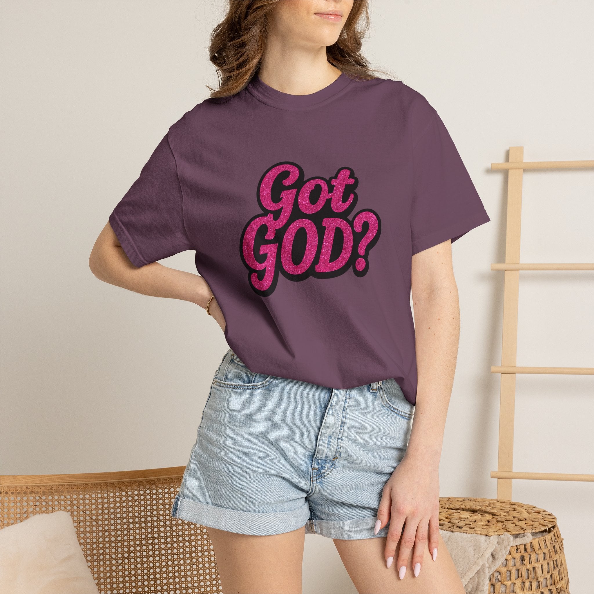 Got God? T-Shirt — Retro Bubble Letter Faith Tee