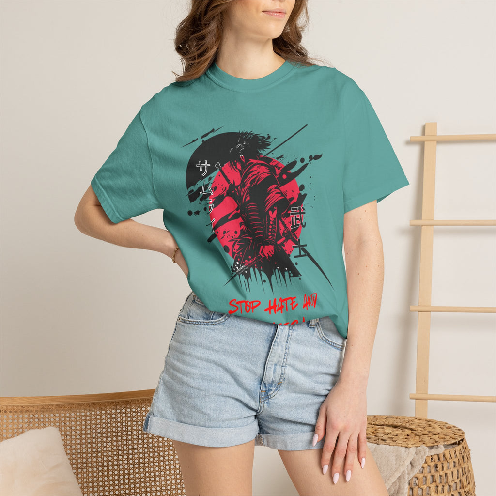 Stop Hate and Racism Graphic T-Shirt