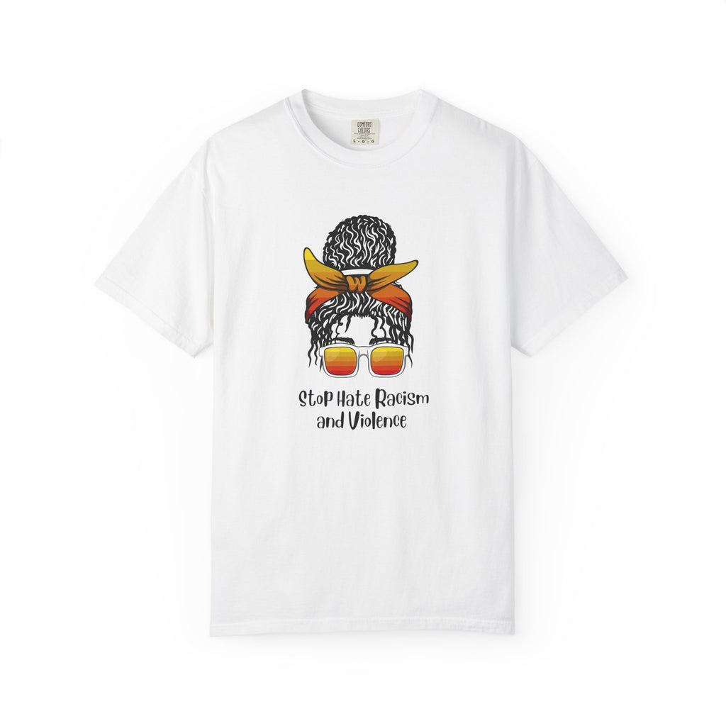 Stop Hate Racism and Violence T-Shirt — Empowering Anti-Racism Graphic Tee